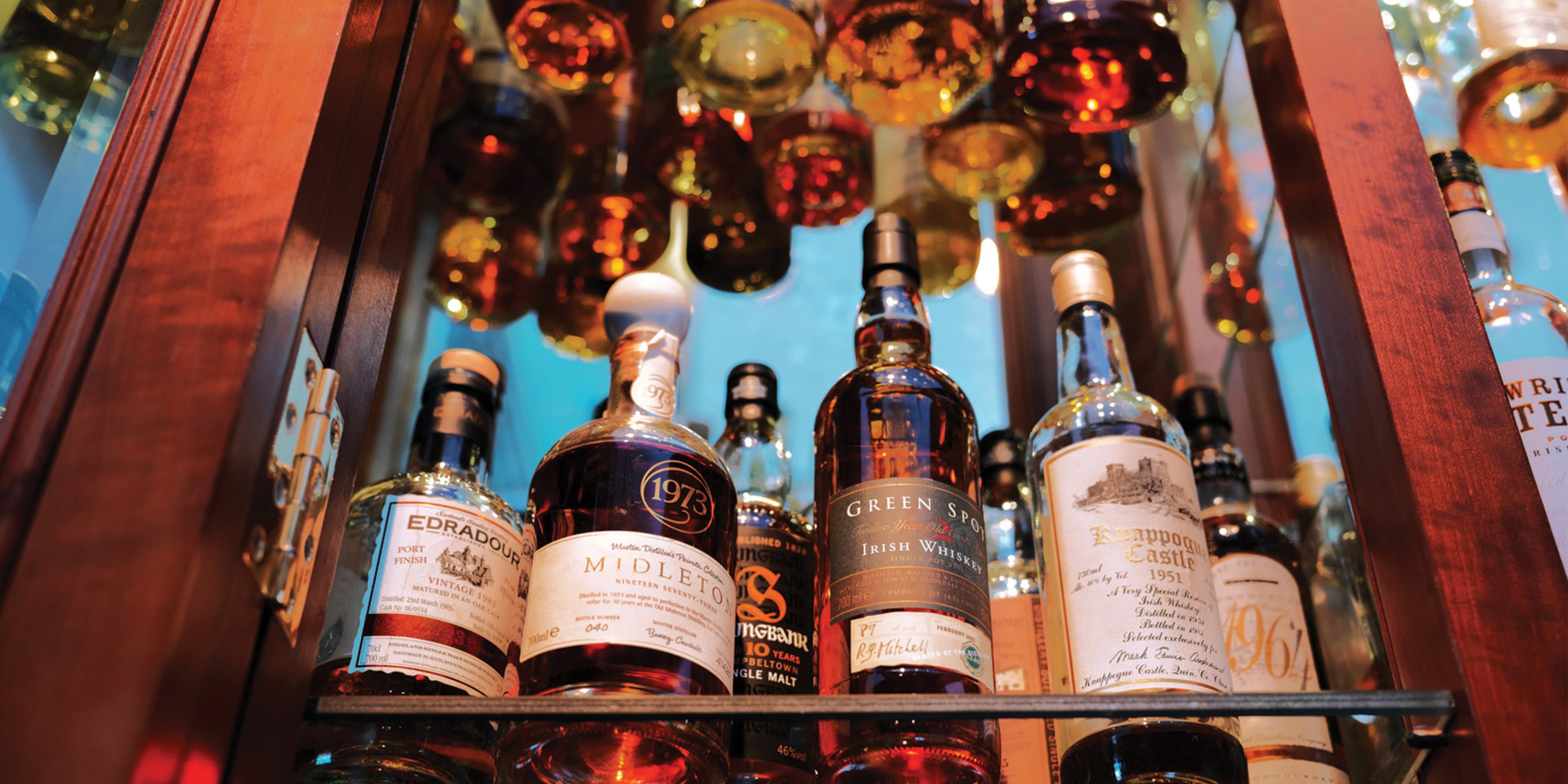 Whiskey selection