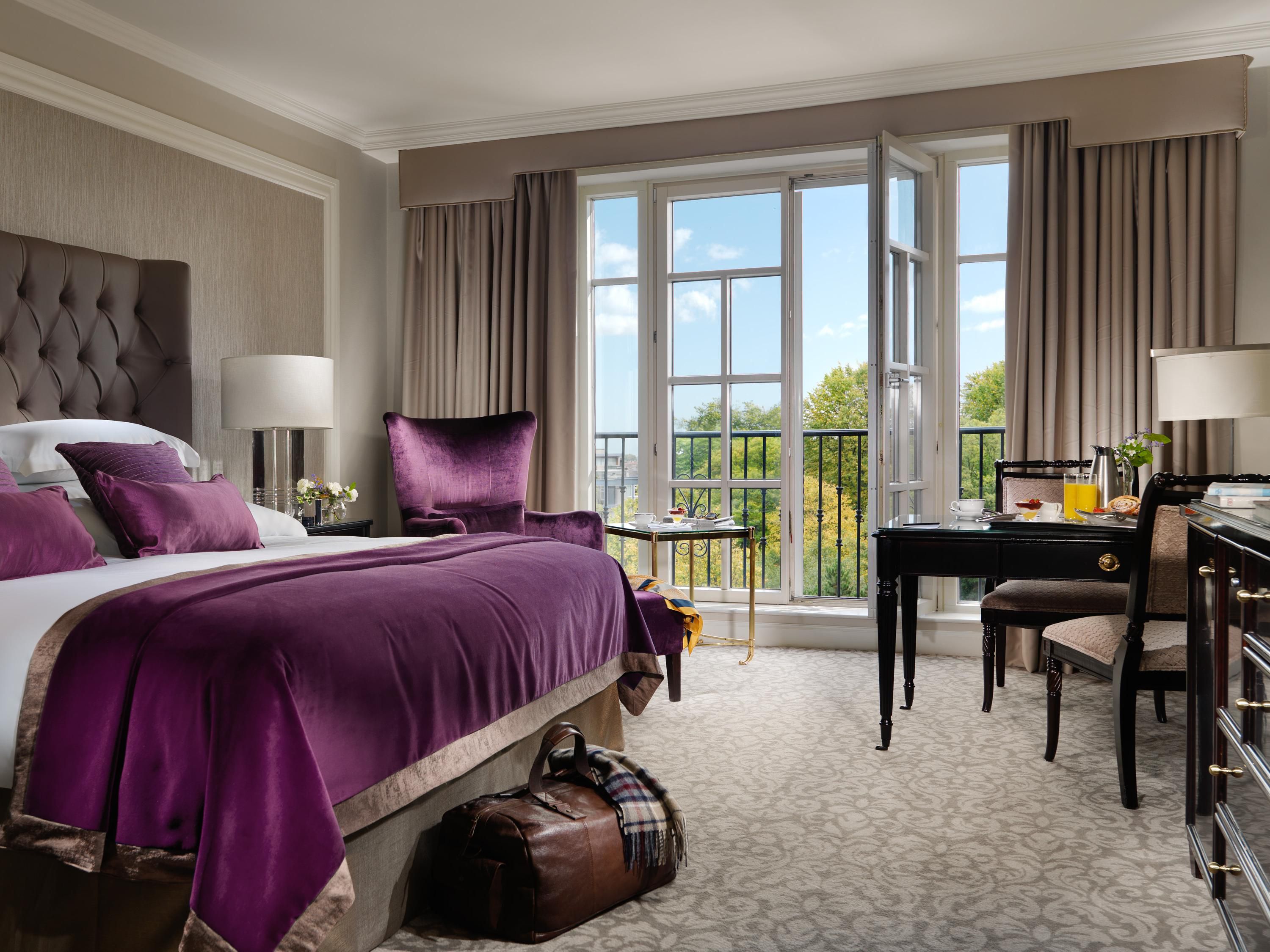 Luxury Deluxe Room with Juliette Balcony & Italian Marble Bathroom