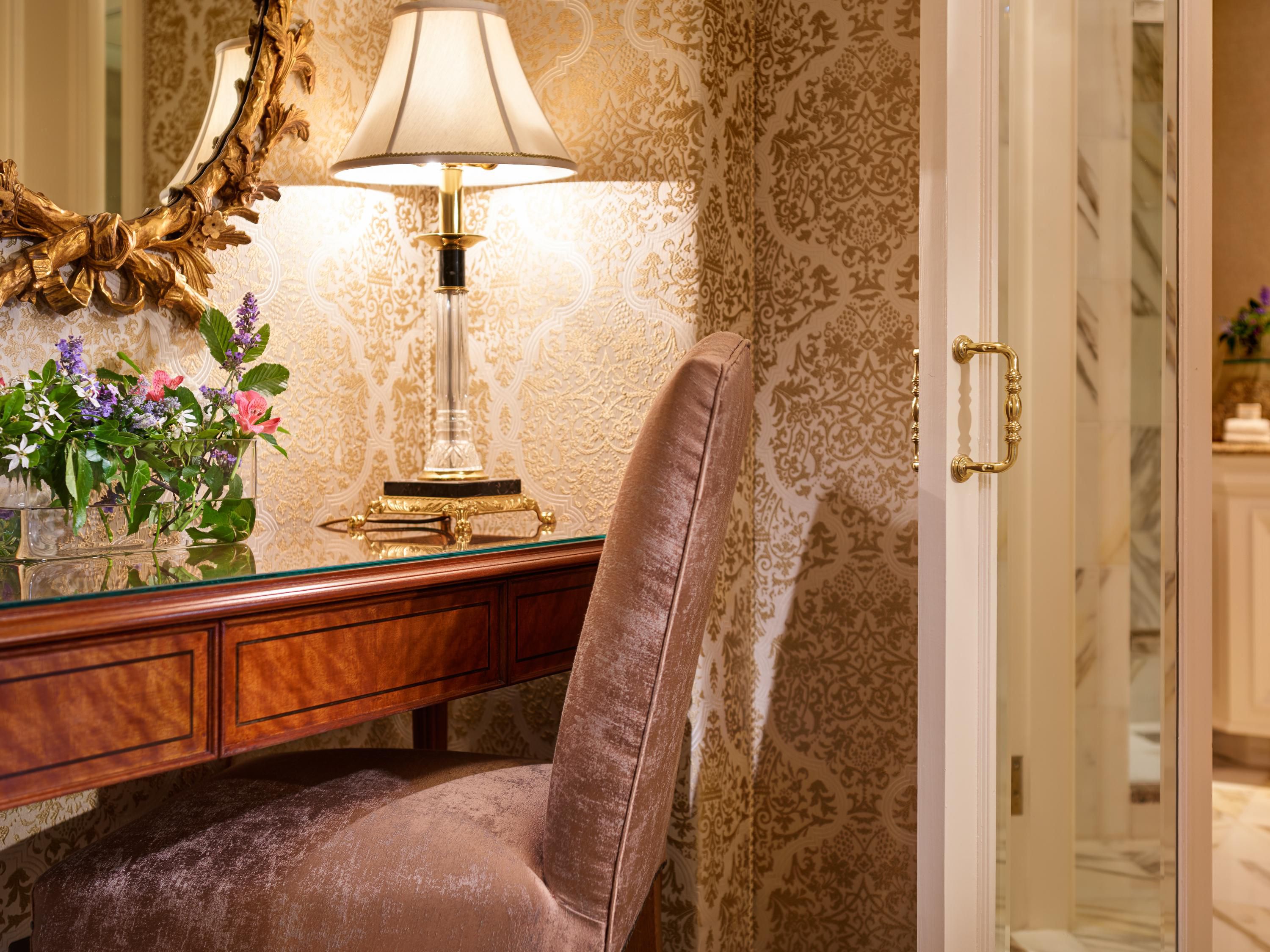 james joyce suite with working desk and premium bathroom
