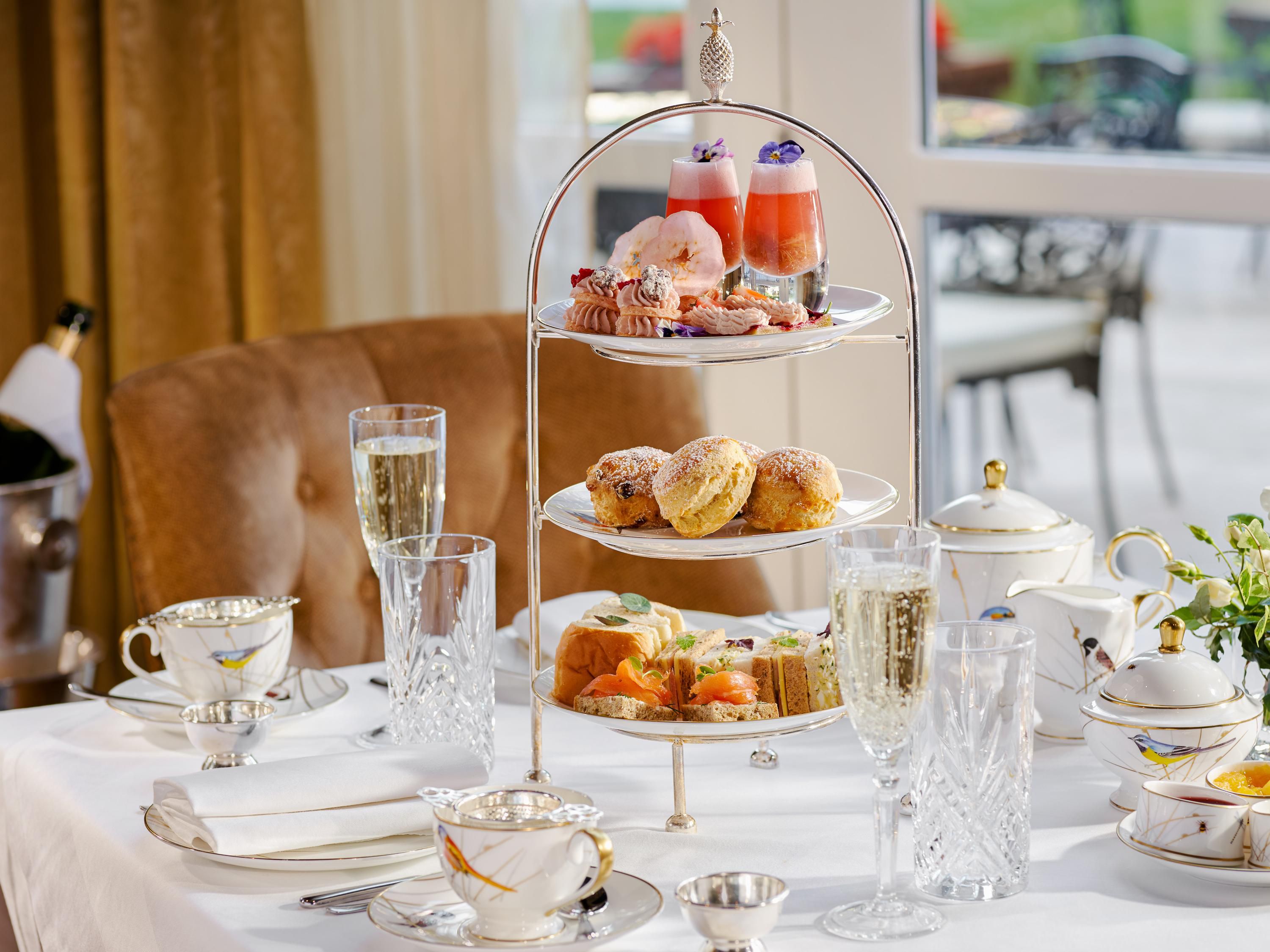 Enjoy our Delicious Afternoon Tea overlooking our Garden Terrace