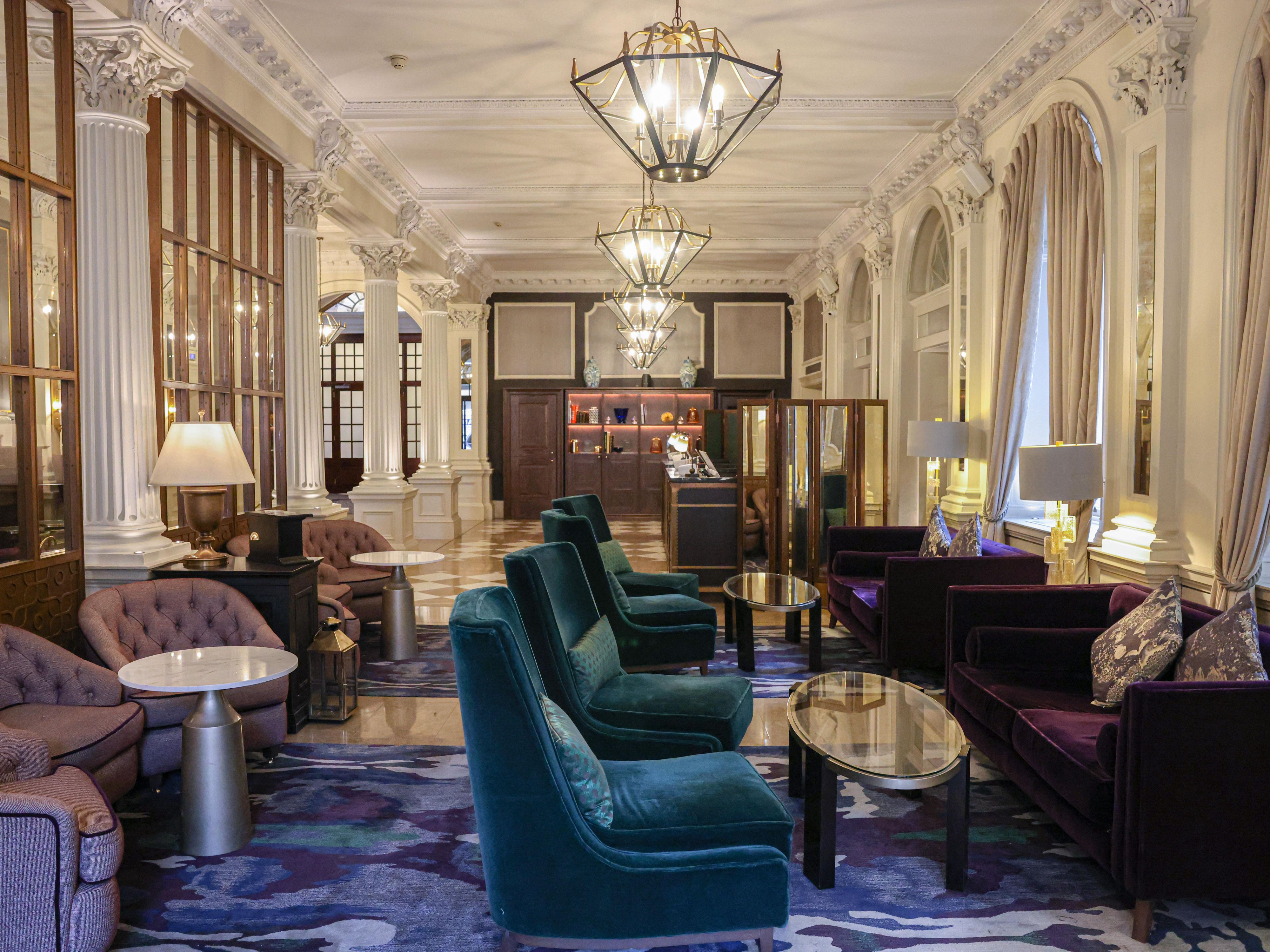 hotel lobby