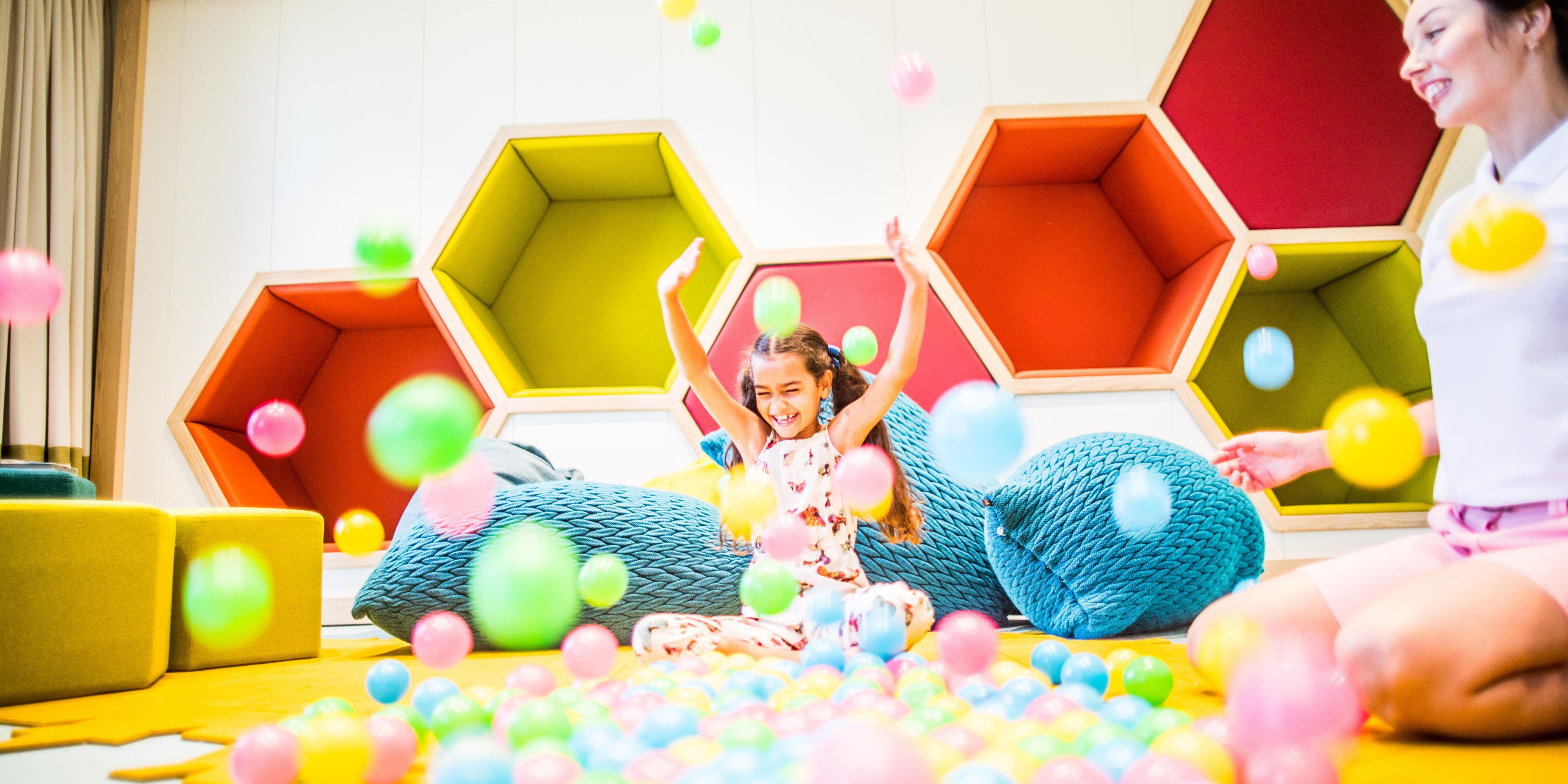 Kids play area with colorful fun