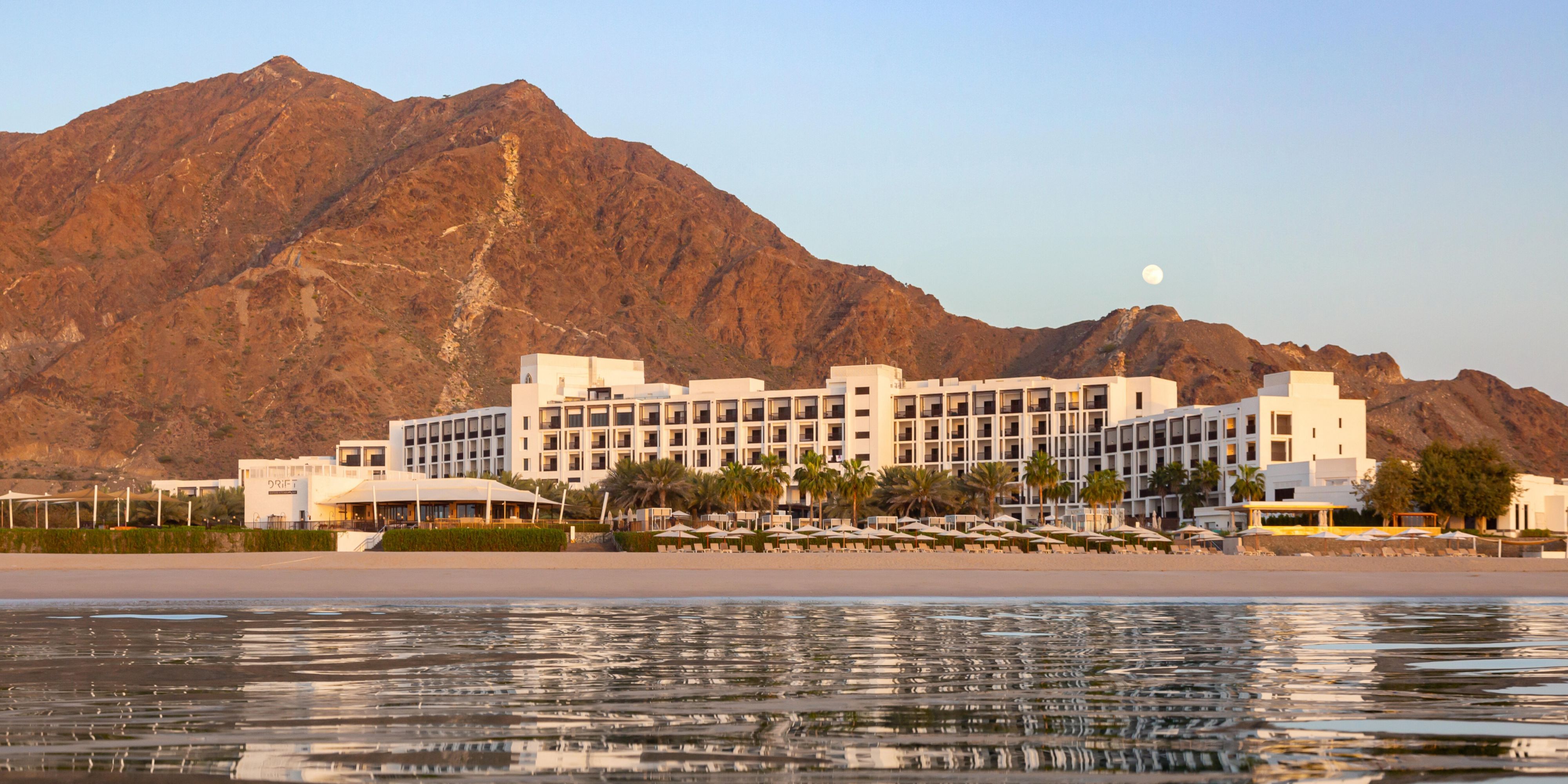 Escape to the serene shores of Fujairah and indulge in unparalleled luxury at InterContinental Fujairah Resort. Nestled between the majestic Hajar Mountains and the pristine Indian Ocean, our resort offers the perfect blend of relaxation and adventure.

Experience the best of Fujairah with InterContinental. Your perfect getaway awaits!