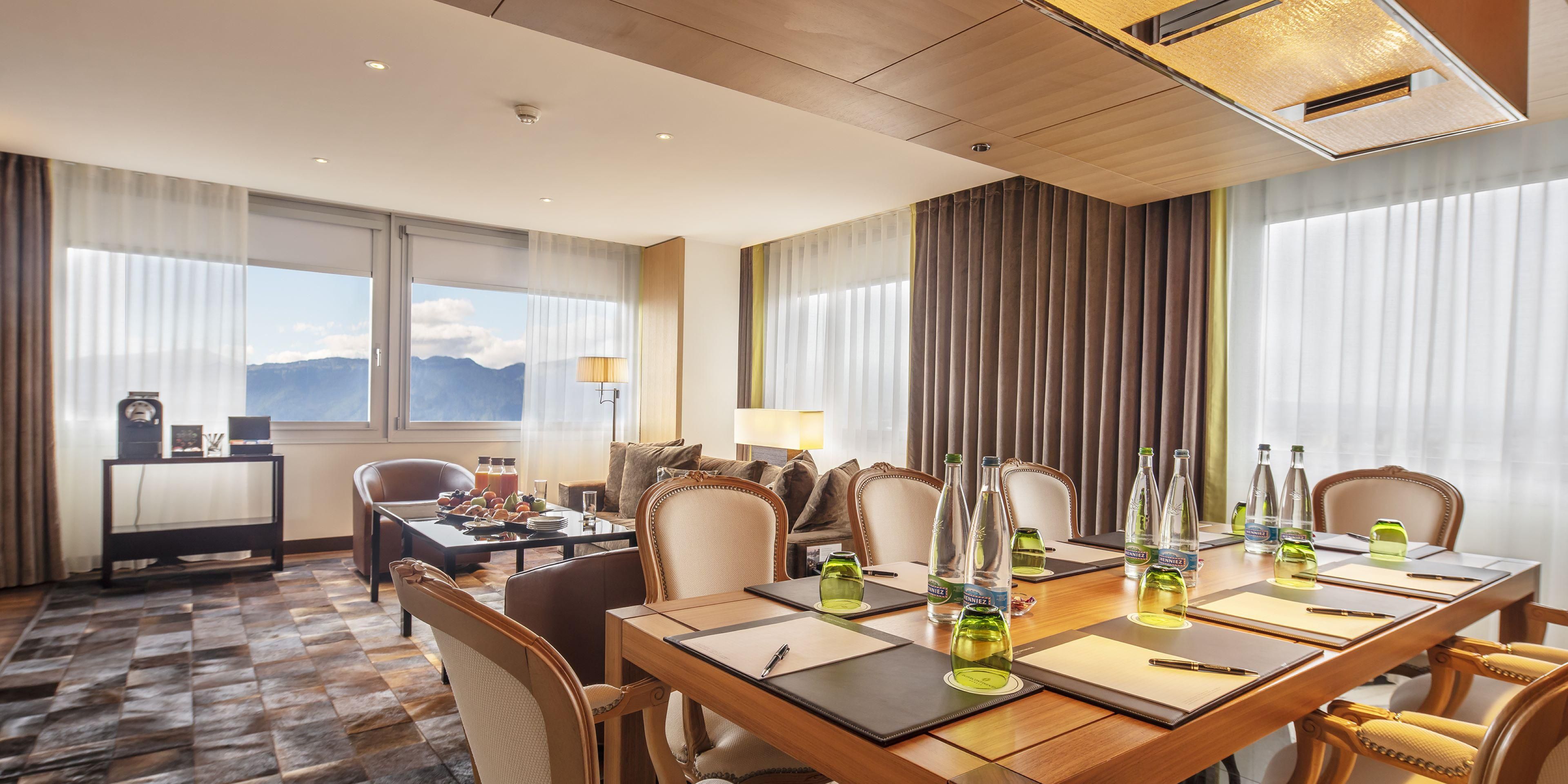 At InterContinental Geneva, sustainability is our promise to both guests and the planet. From eco-conscious meeting spaces designed for sustainable events to supporting the UN Sustainable Development Goals, we’re creating a greener, more responsible luxury experience. Discover more about our journey toward a sustainable future below.