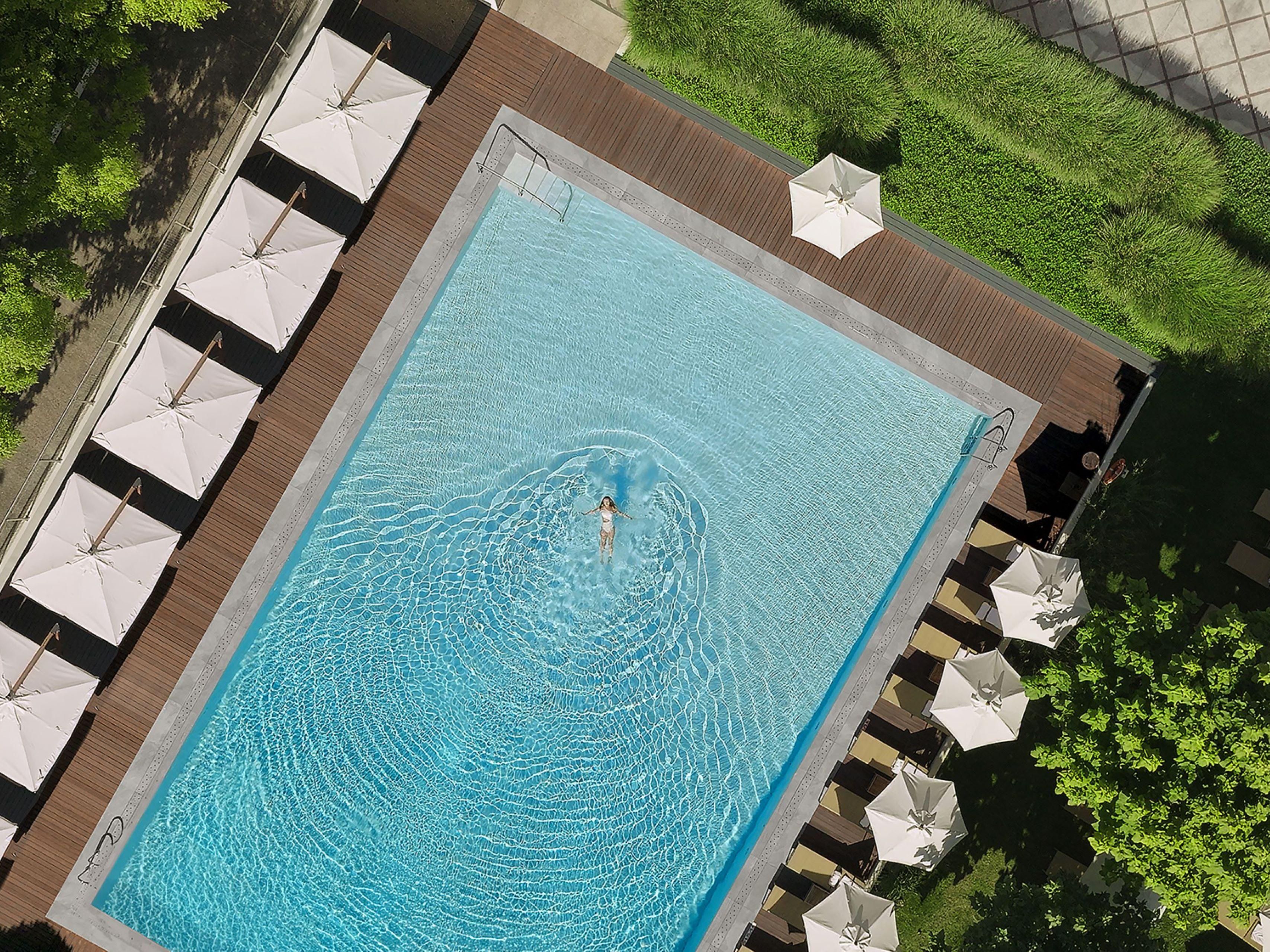 InterContinetal Geneva con vistas a la piscina