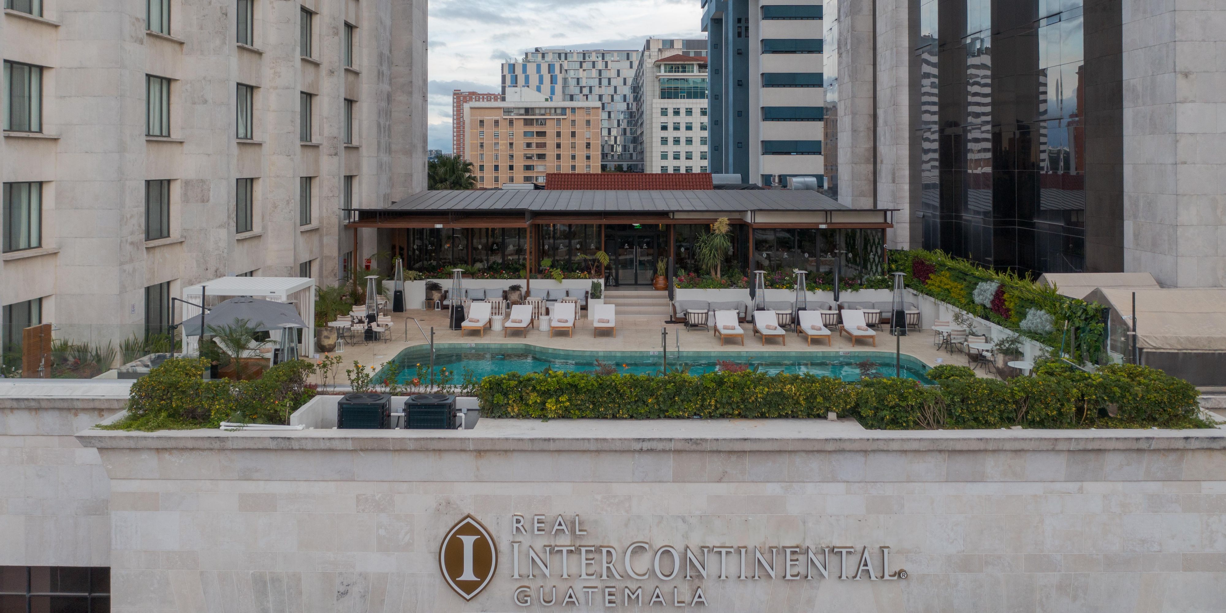 We at InterContinental Real Guatemala have been honored with several prestigious Sustainability Awards, recognizing our dedication to renewable energy and environmental innovation. The hotel seamlessly combines world-class hospitality with responsible luxury, setting a standard for sustainable excellence.