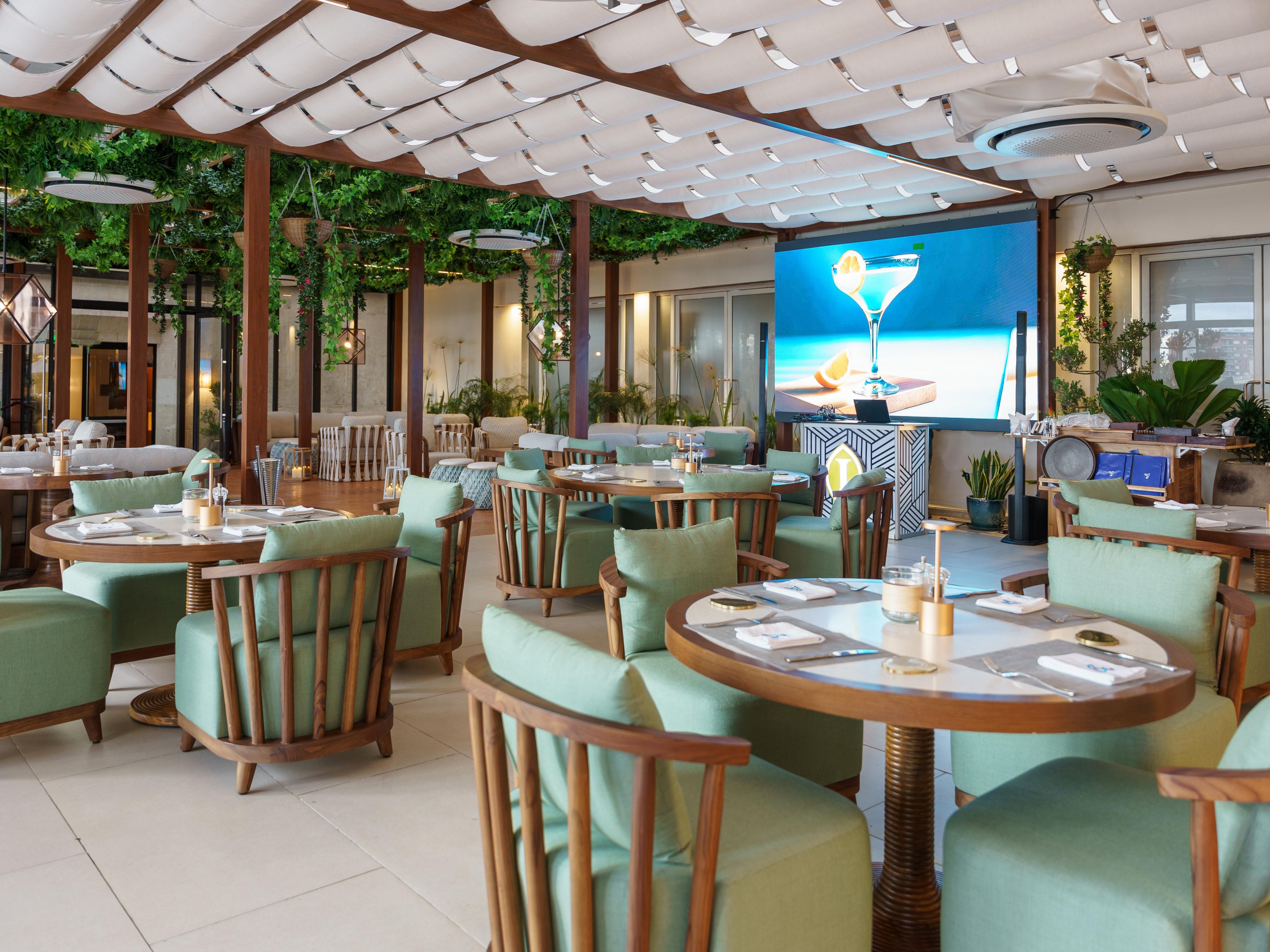 Elevate your dining experience at Blu Bar