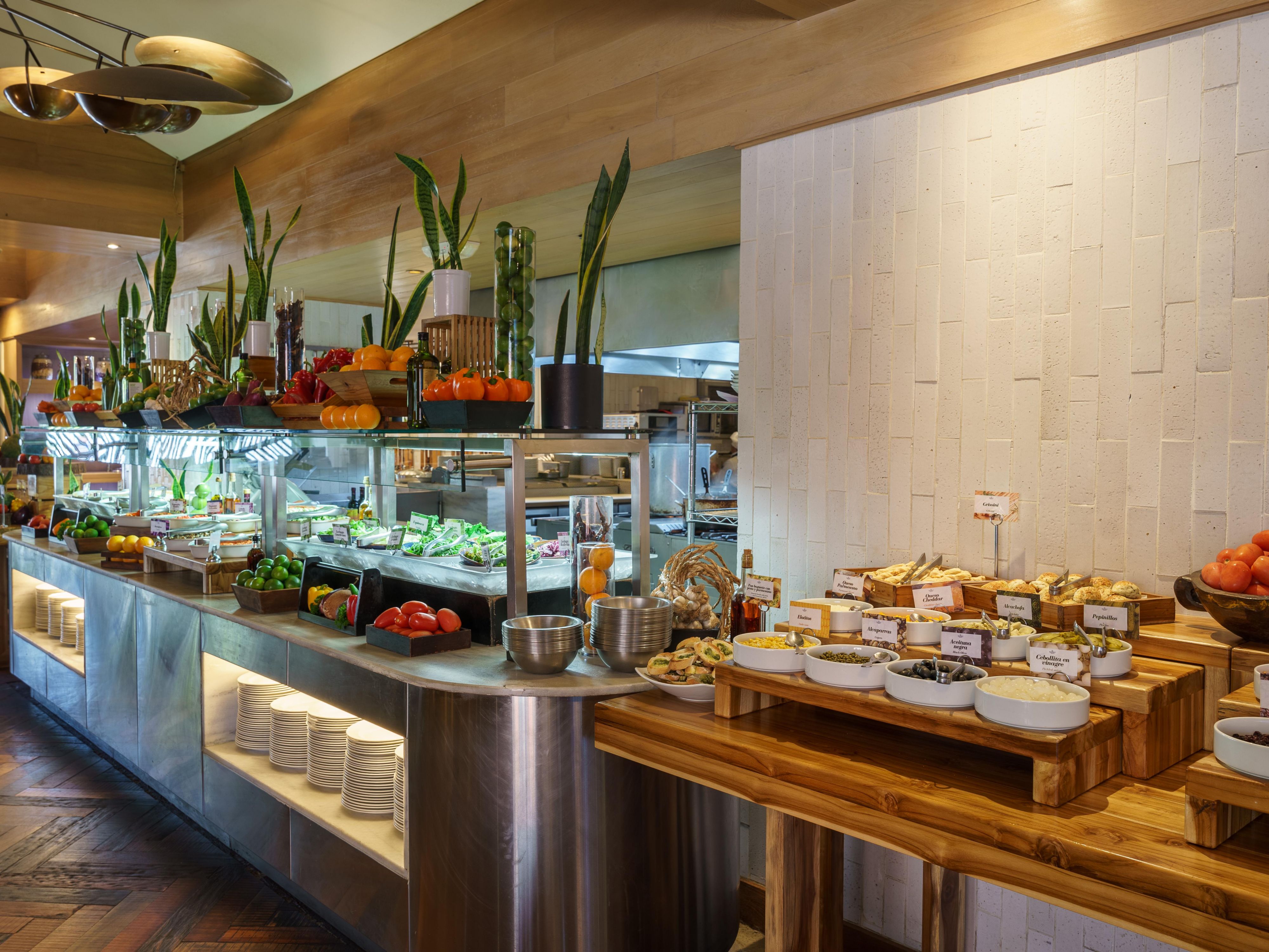 Paradise awaits at our salad bar!
