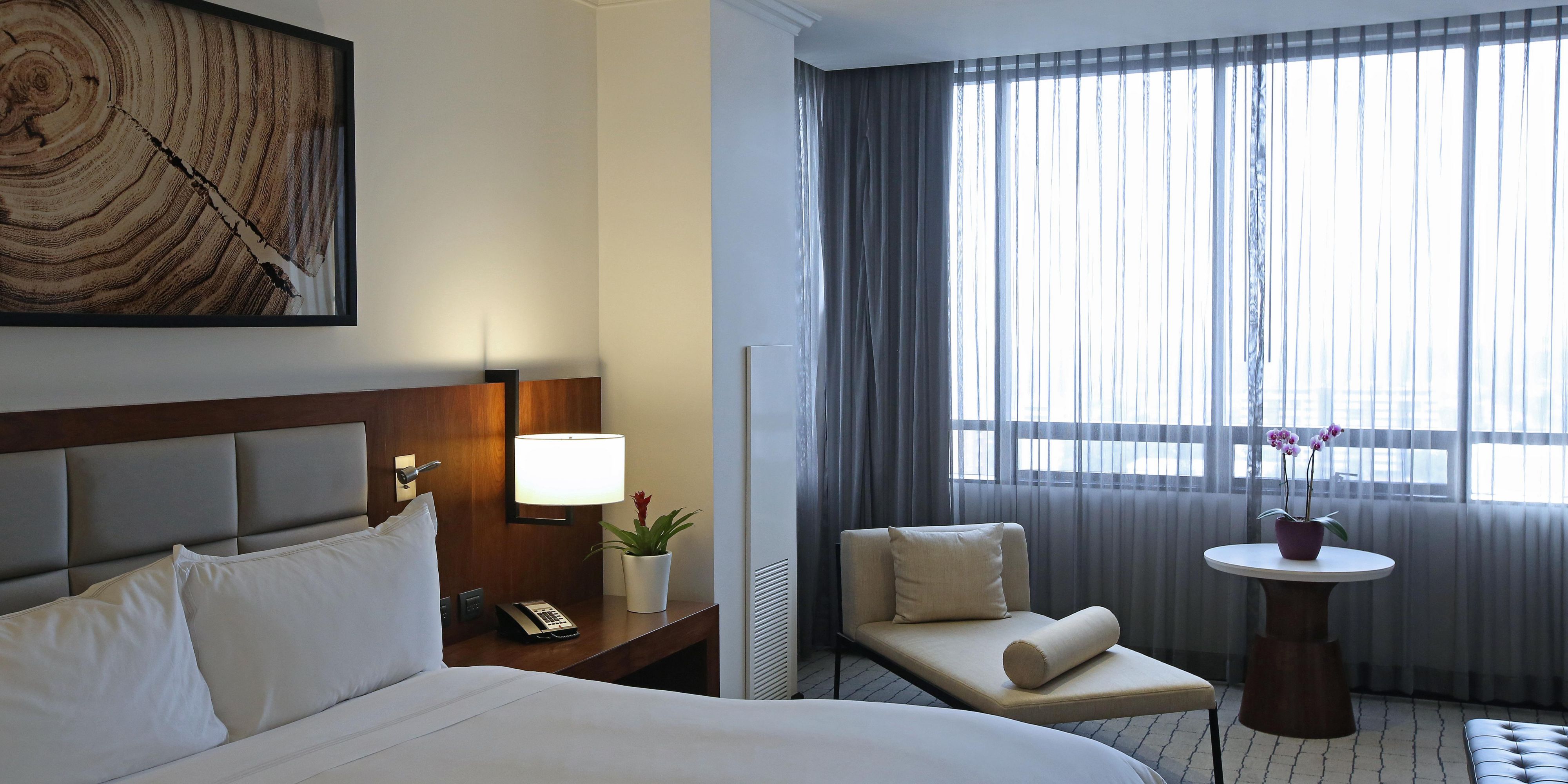 Our rooms are designed for corporate and leisure travelers alike.