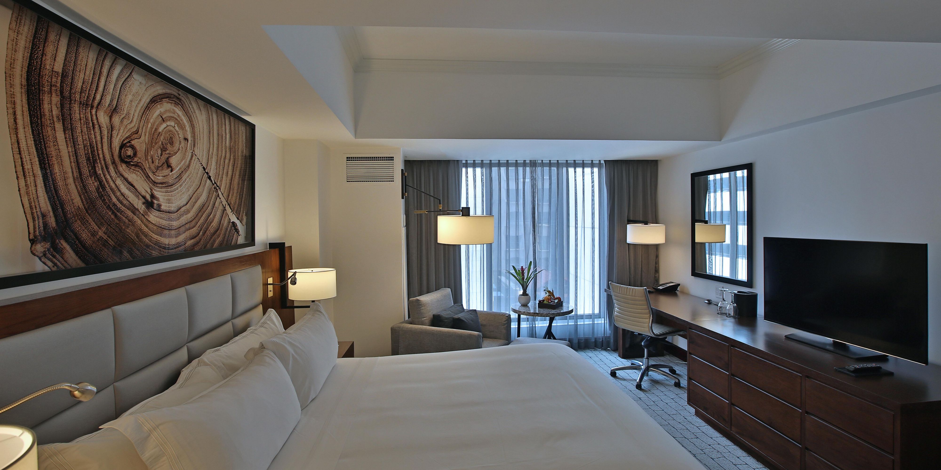 Pull back the covers, hop in, and catch your favorite TV show.