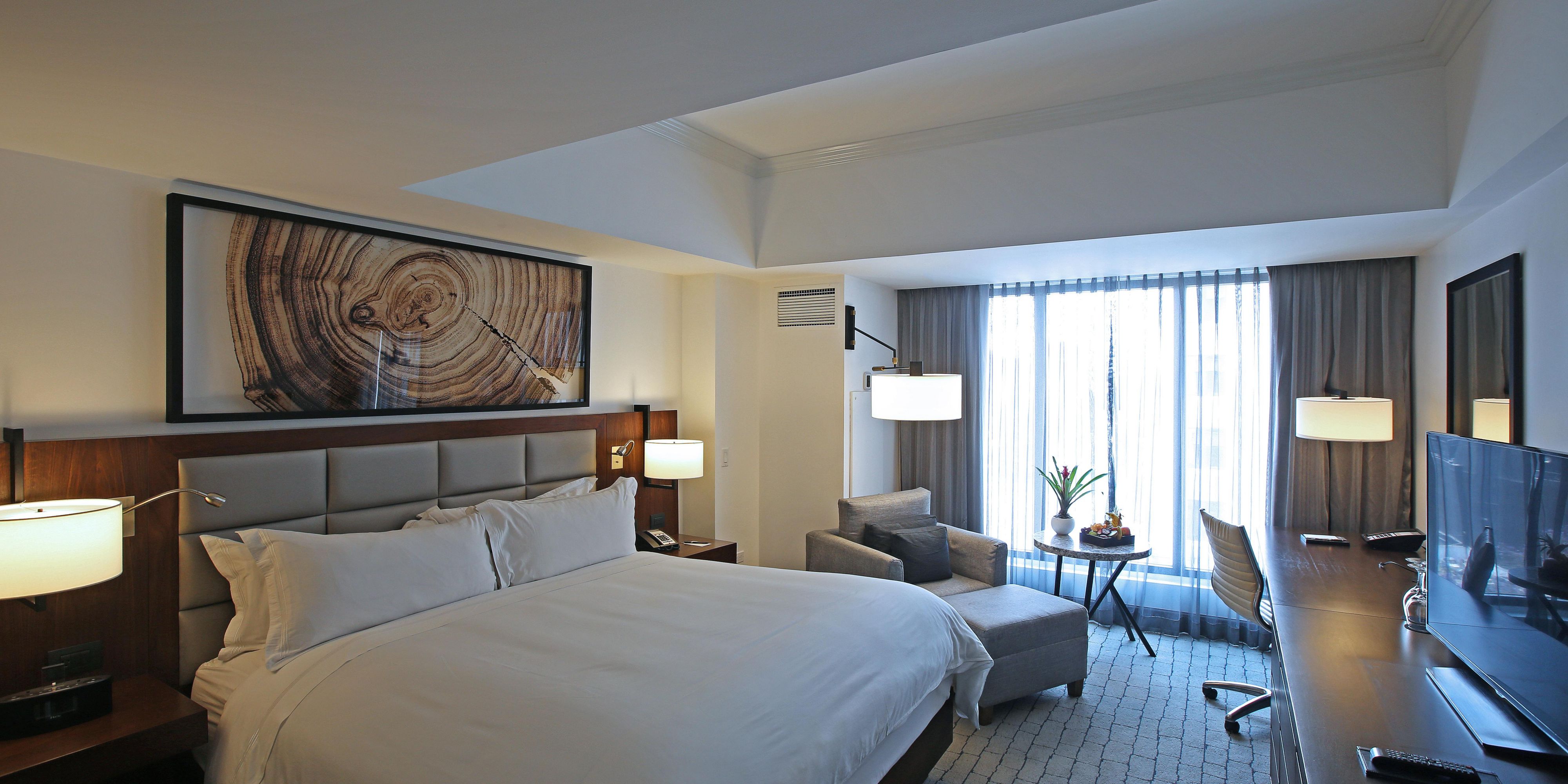 Make yourself at home in our guest rooms.