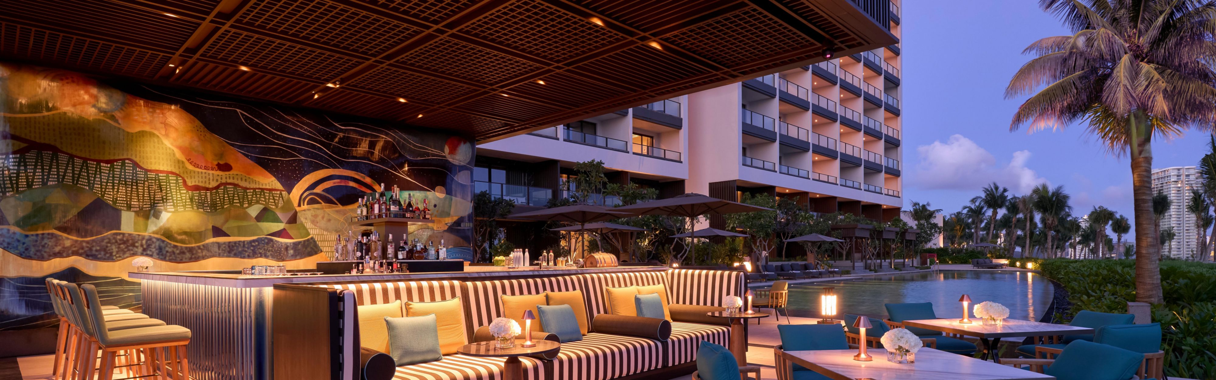 Luxury evenings with stunning open-air views.