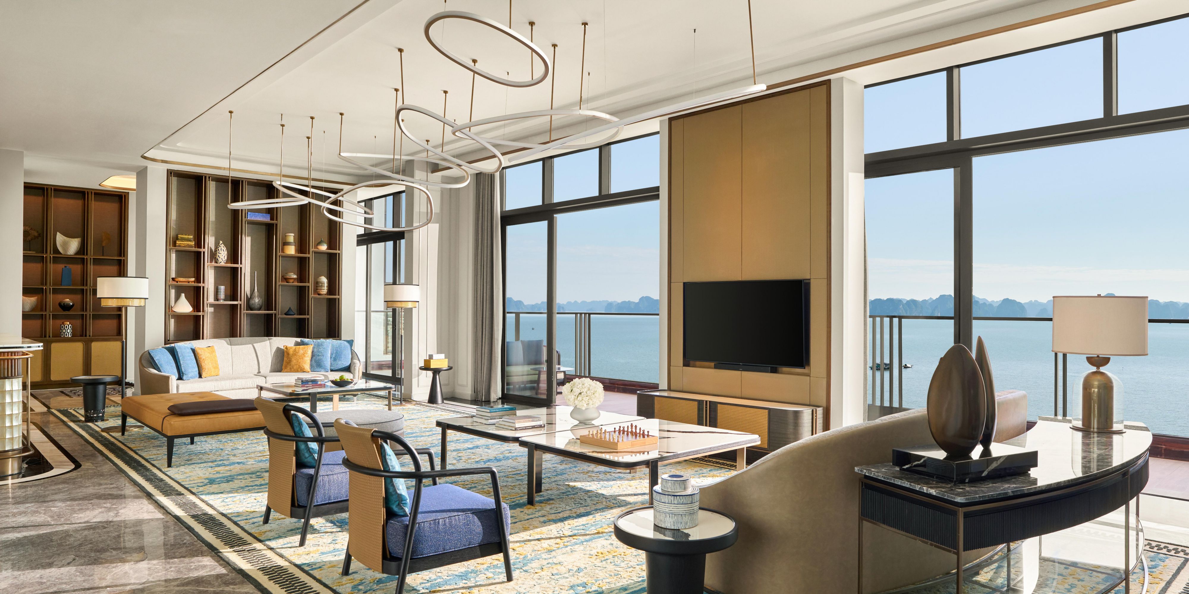 Halong Bay Penthouse – Living Room (with view)​