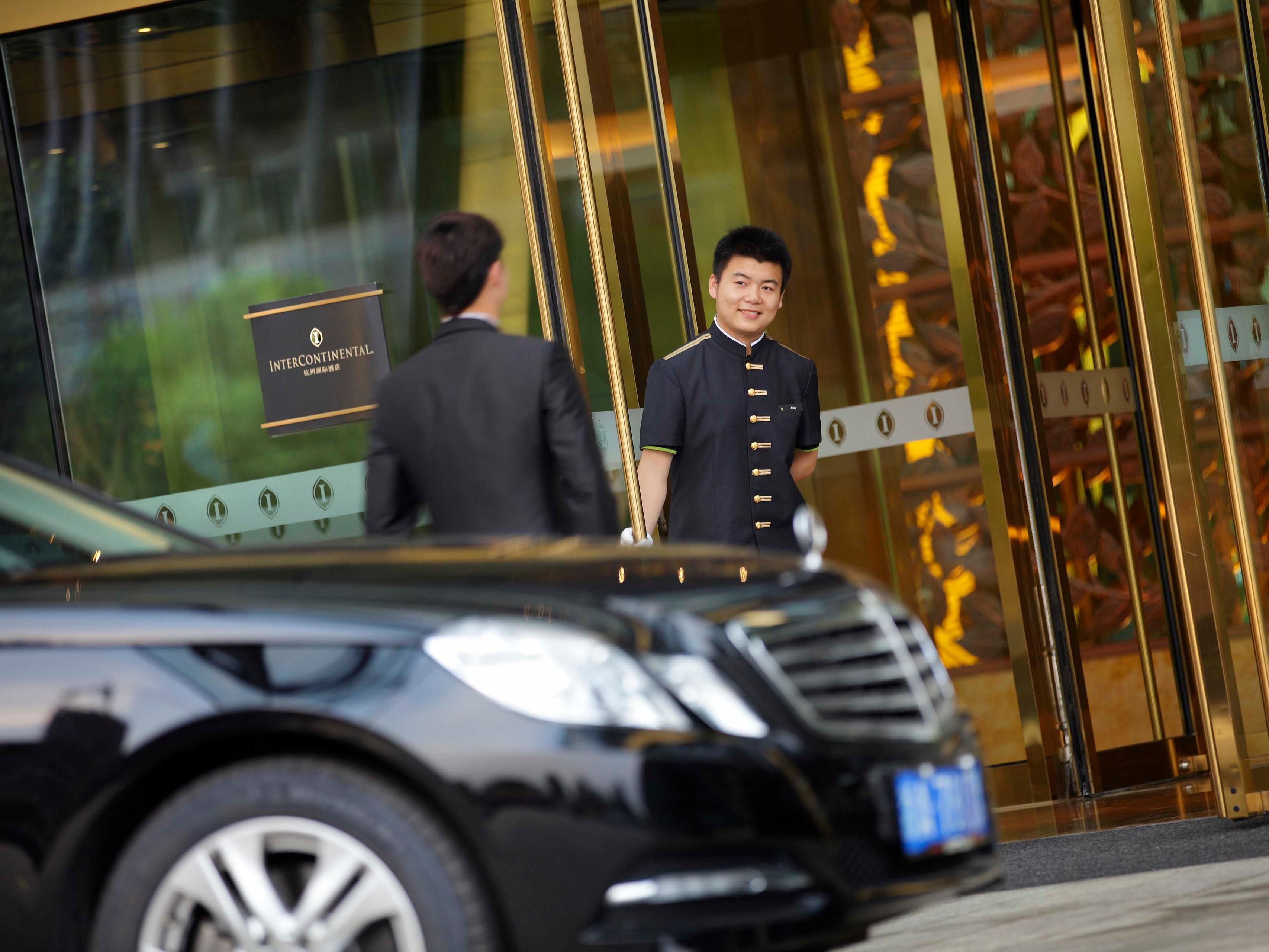 A warm welcome when you arrival