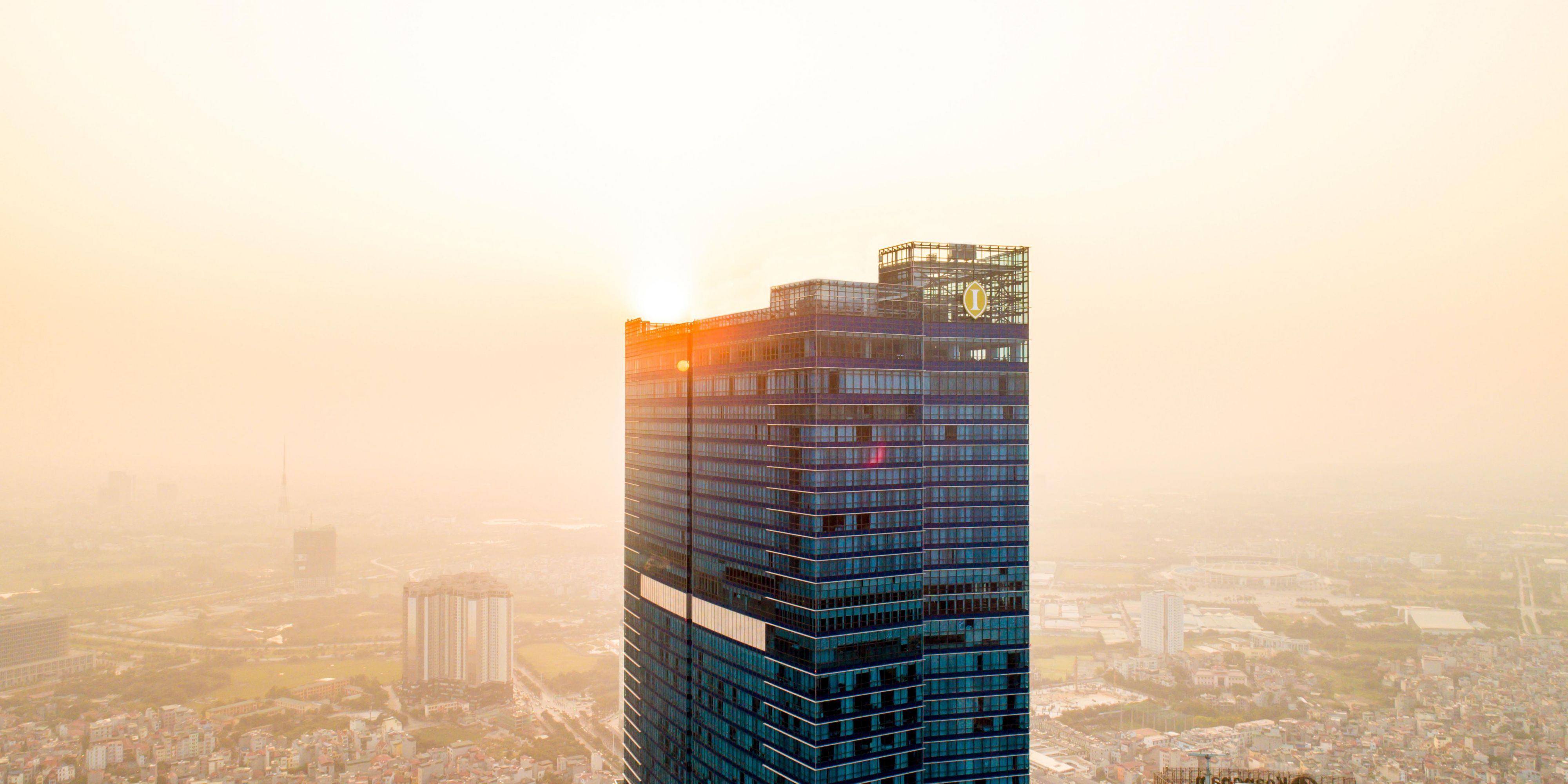 The highest hotel in Hanoi, at 300m above ground level