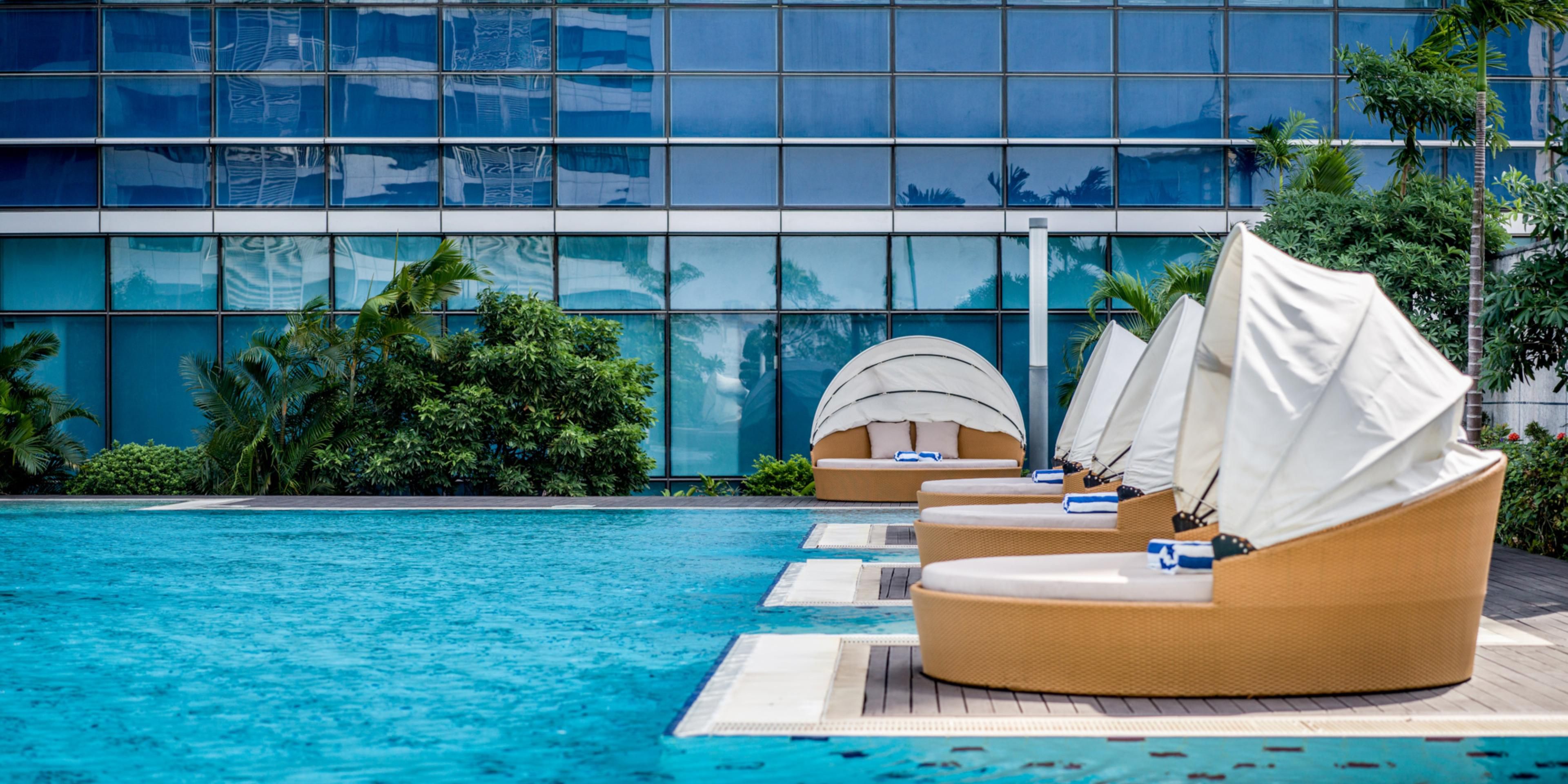 Hồ bơi ở tầng 7