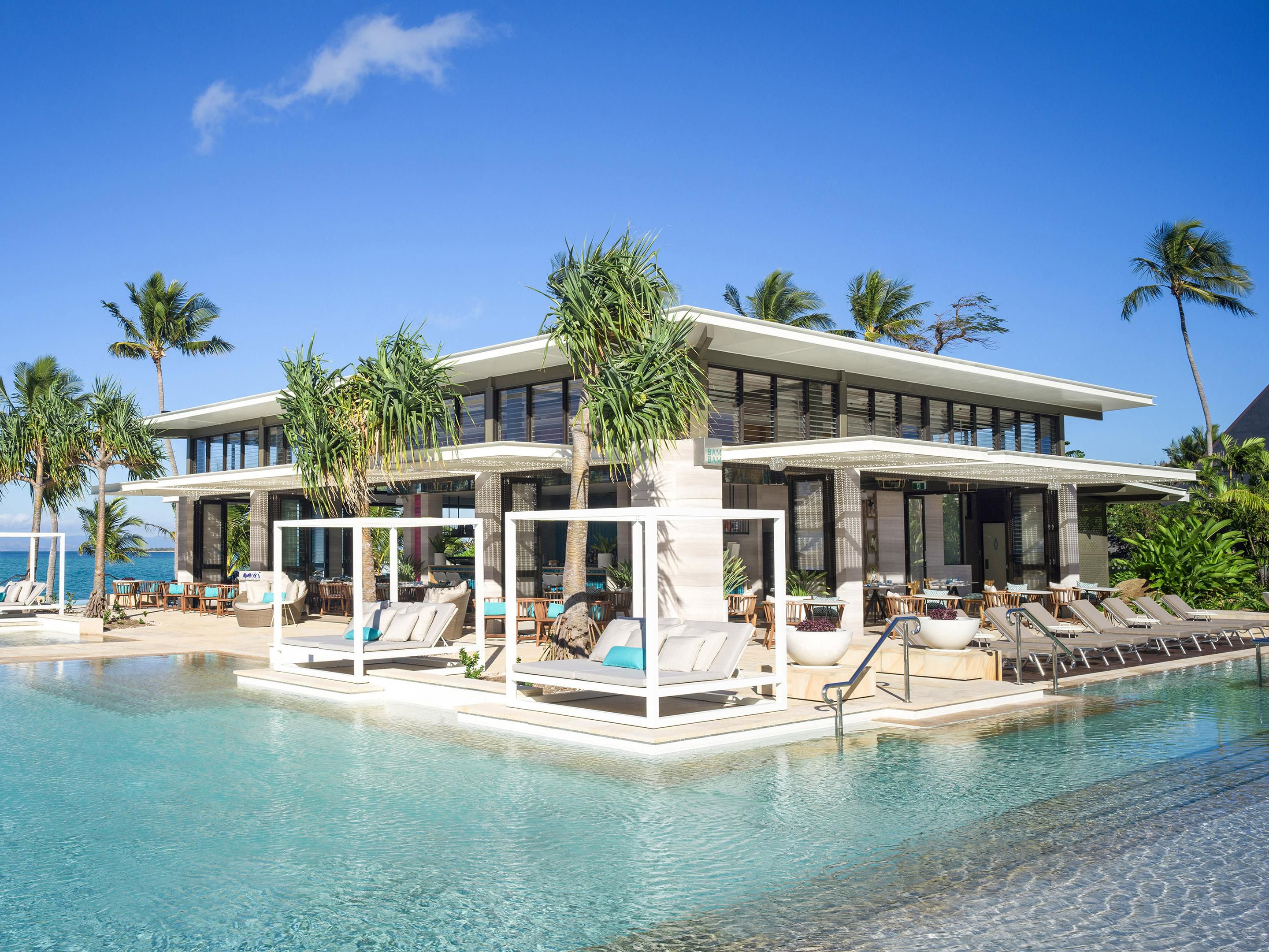 Bam Bam poolside dining
