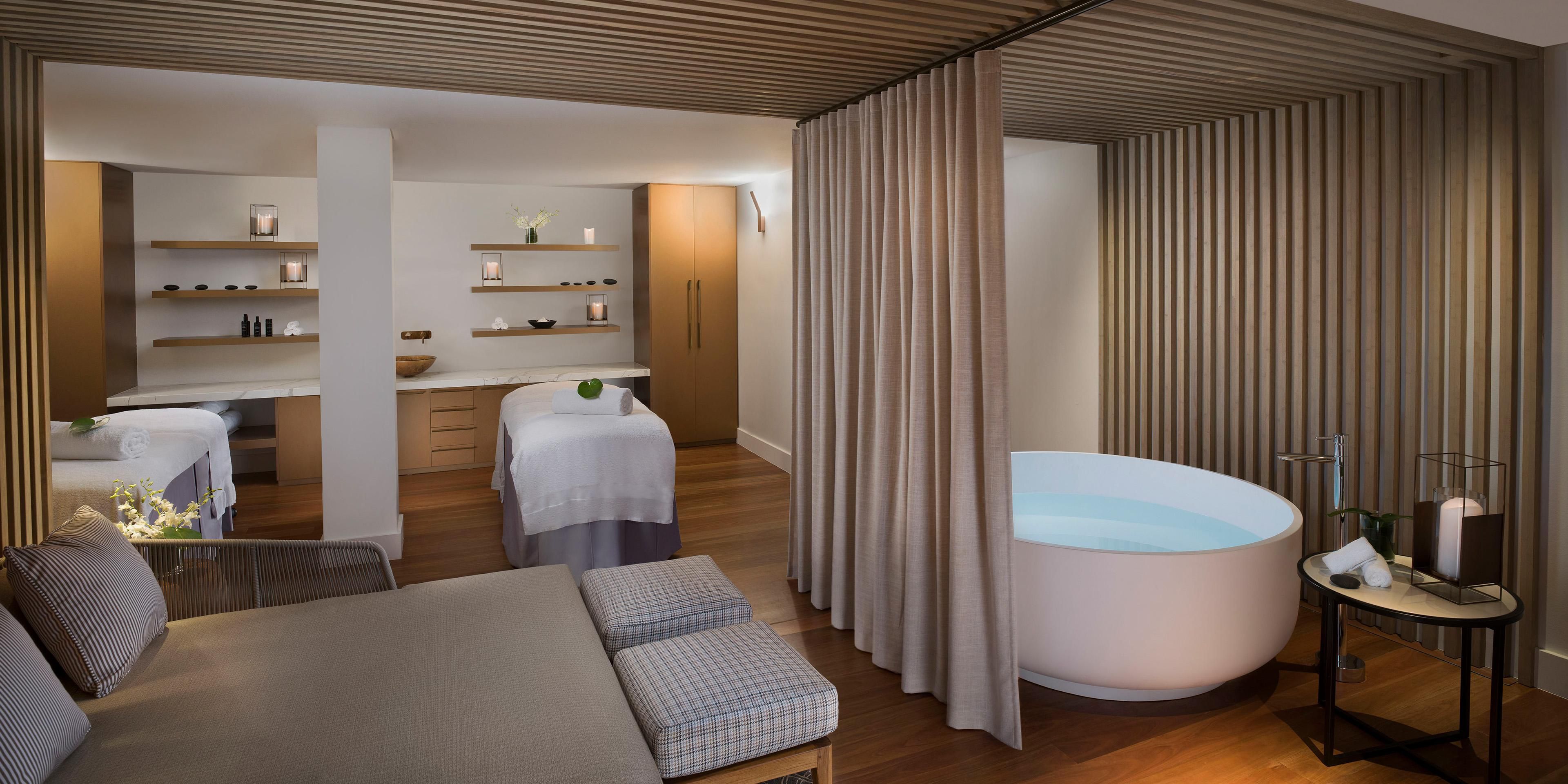 Leave the world behind as you enter a timeless, serene haven in the Resort’s luxurious wellness destination. Guests will retreat into an intimate, indulgent environment with all-new treatment rooms, couples' room, sauna and steam facilities nestled in the natural surrounds of Hayman Island.
