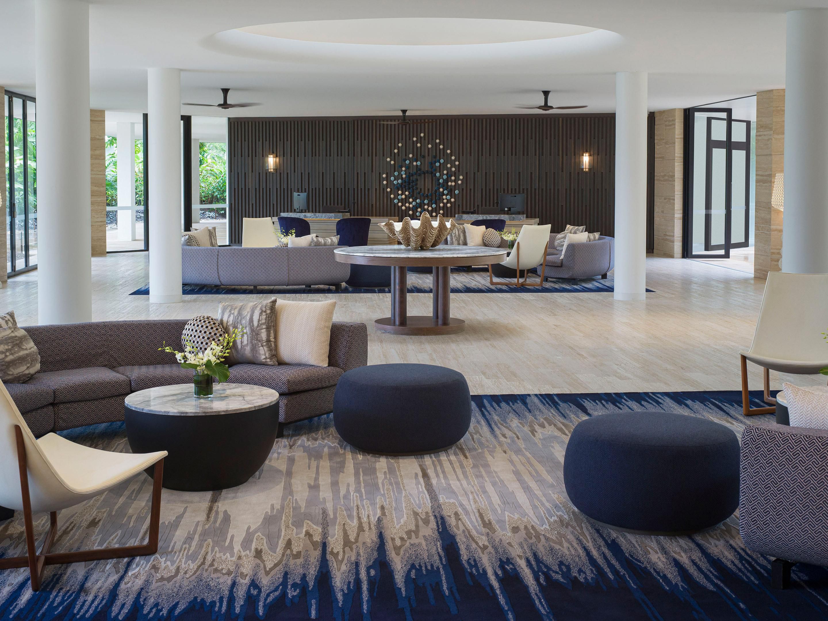 Central Lanai lobby and check in area