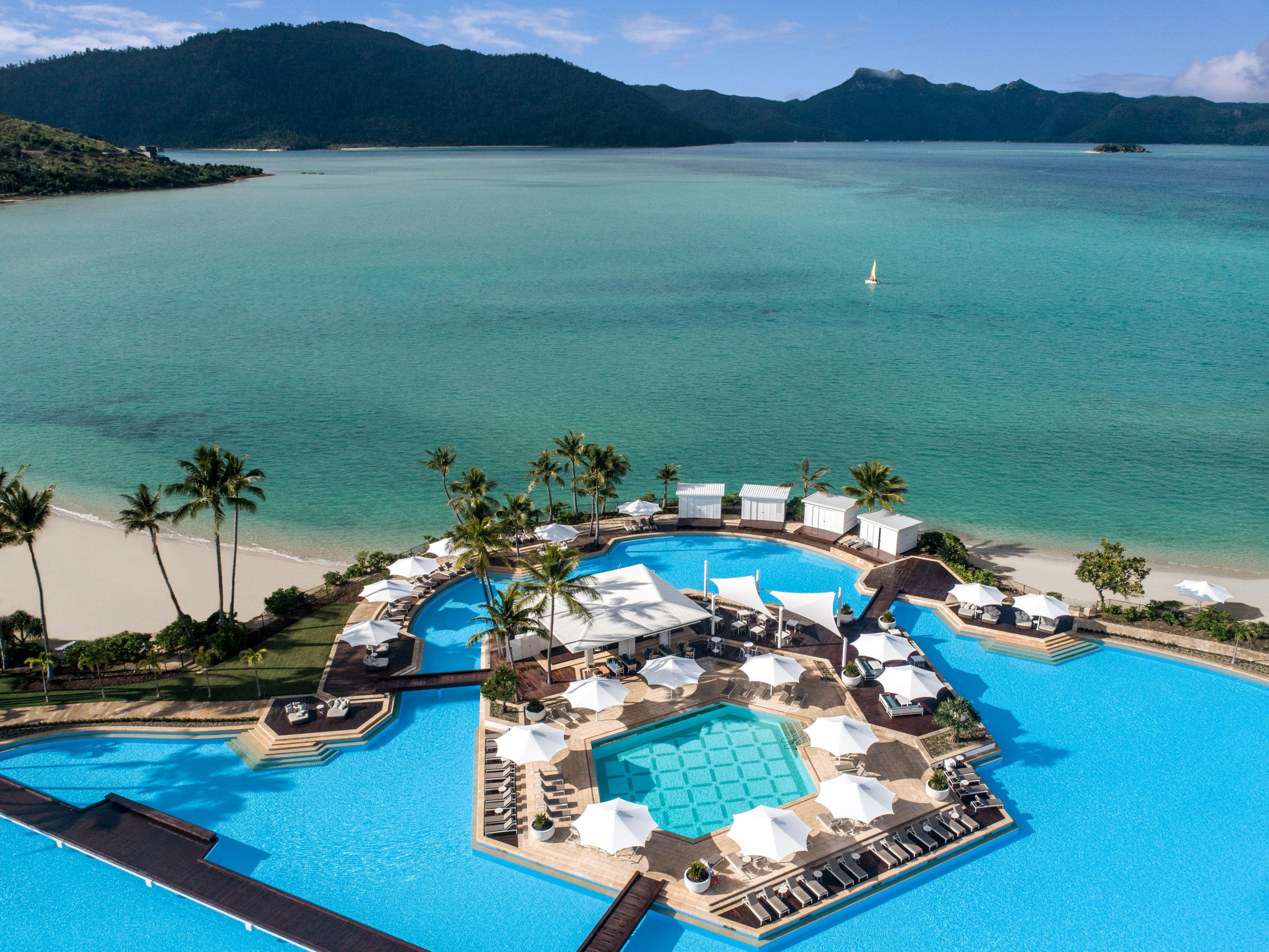 View overlooking Hayman Pool and Hayman Bay