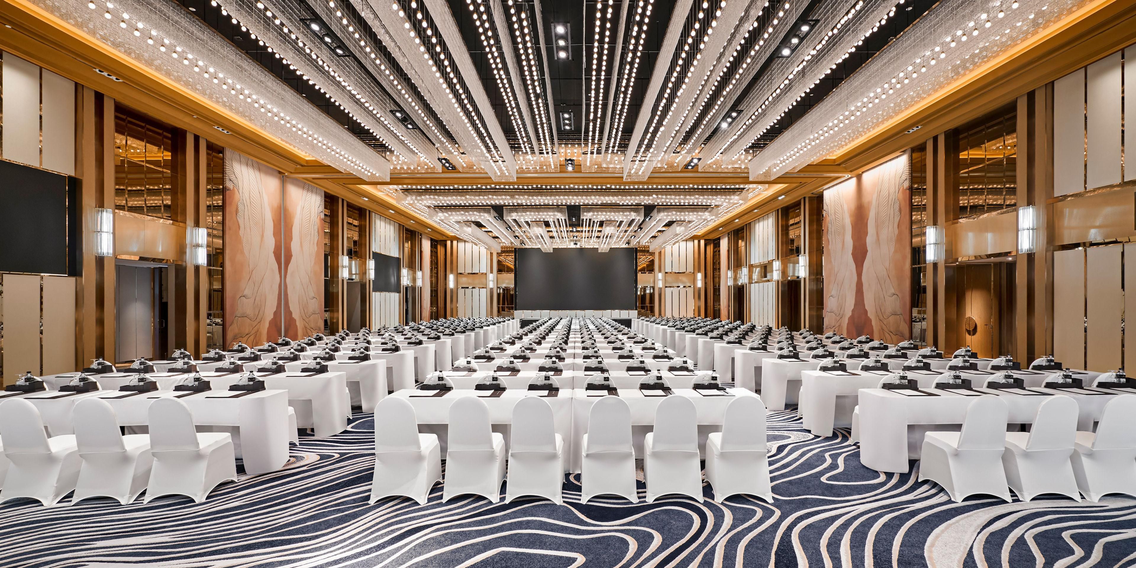 Experience seamless meetings and conferences at InterContinental Saigon. The hotel features over 1,800 sqm of elegant meeting space with natural lighting, state-of-the-art facilities and one of the largest pillar-less grand ballrooms in town.