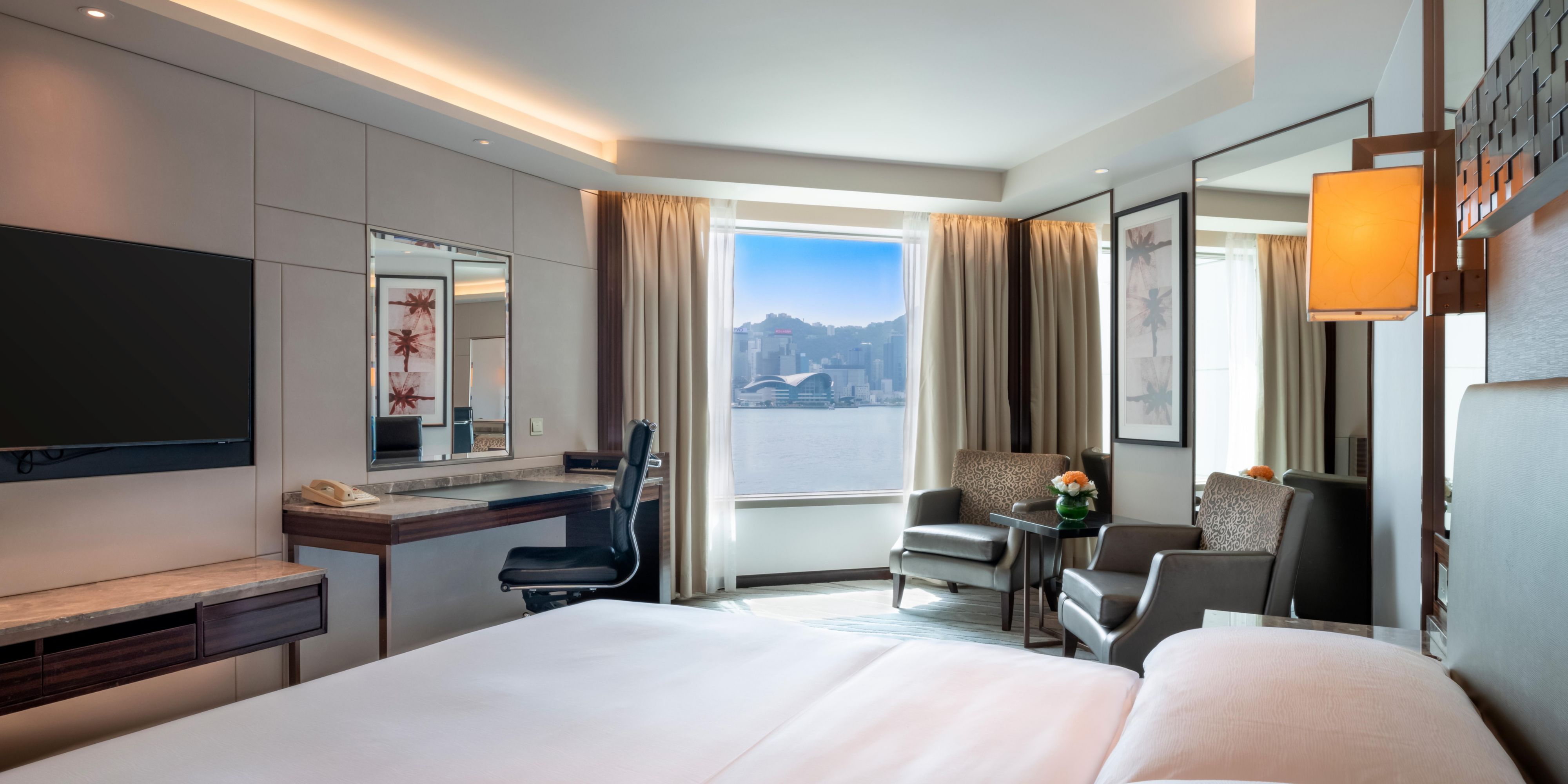 Pemandangan Pelabuhan Skyline Klasik