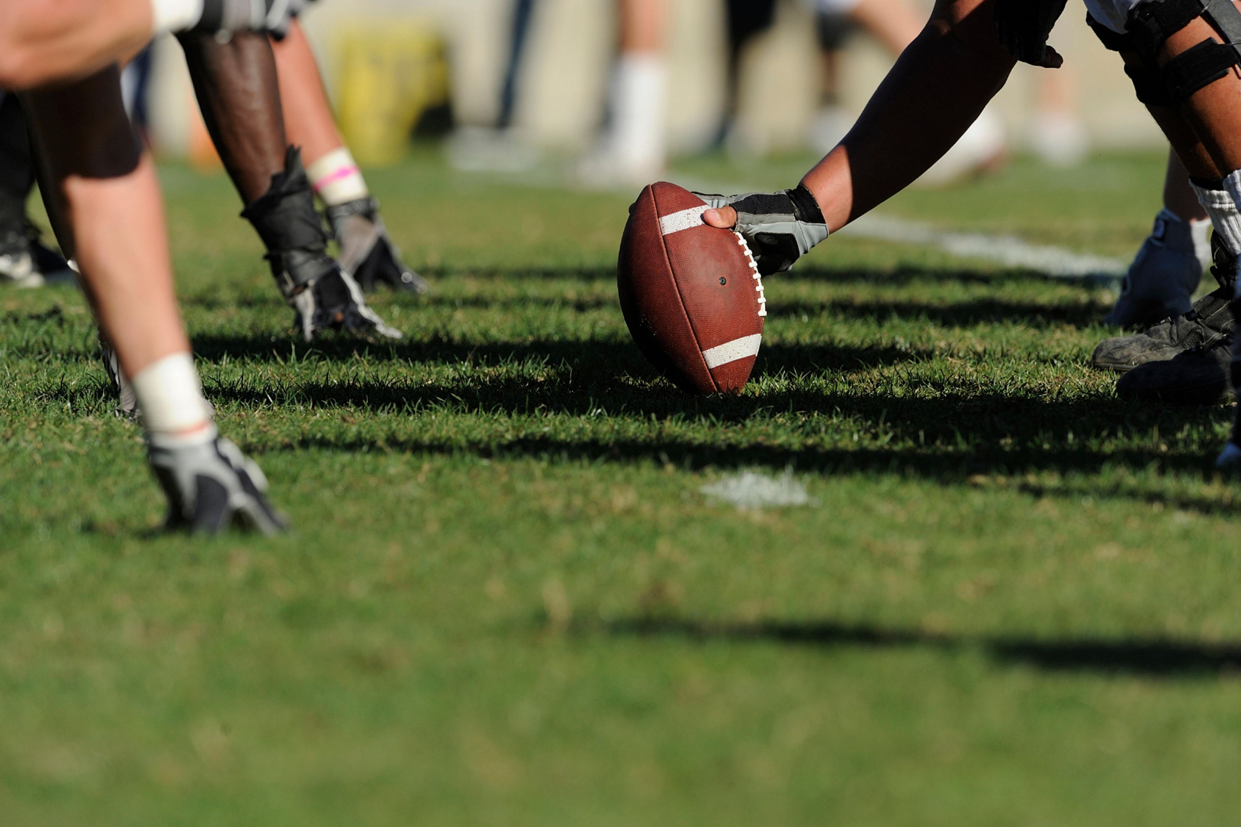 football on field