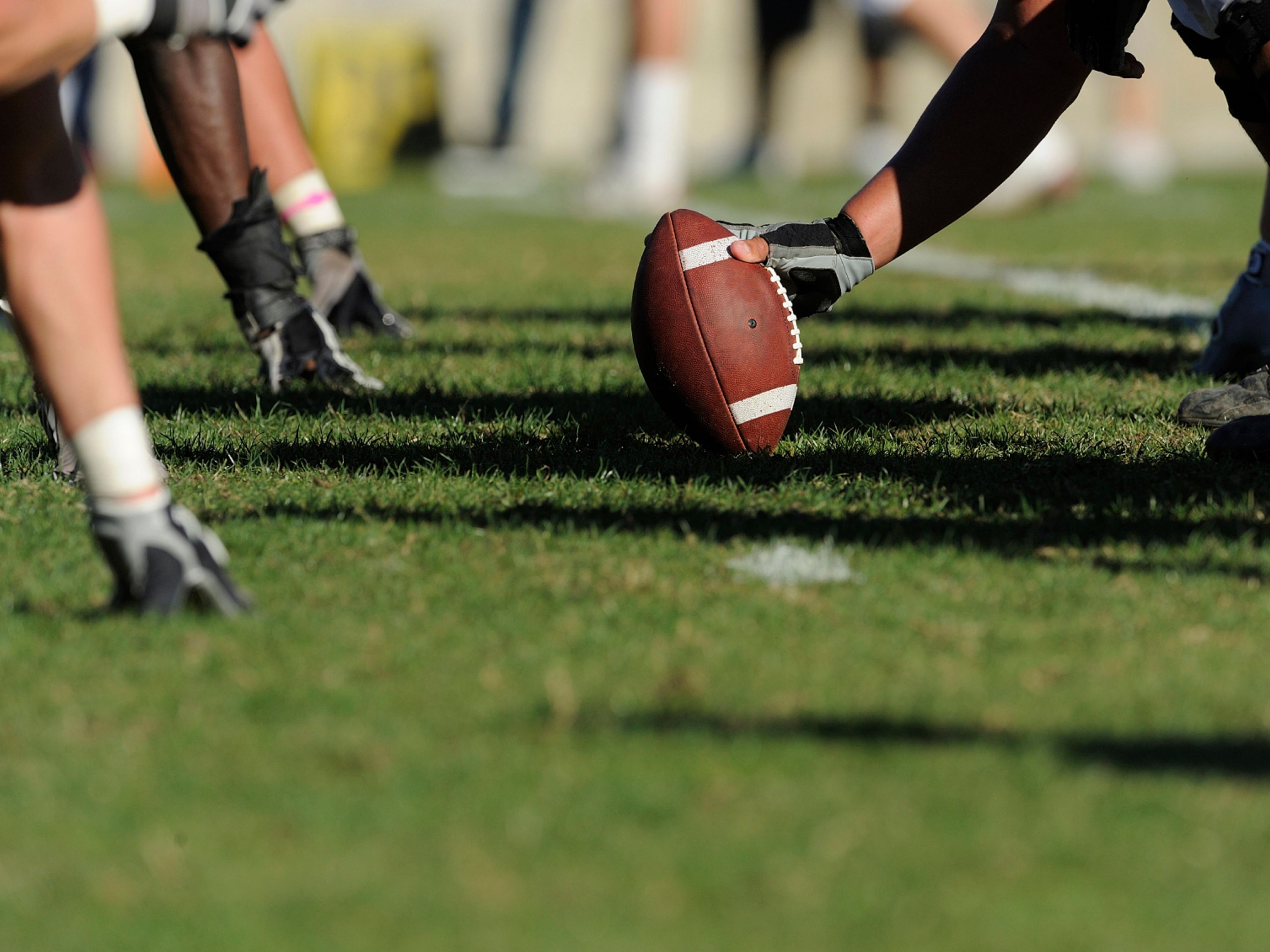 football on field