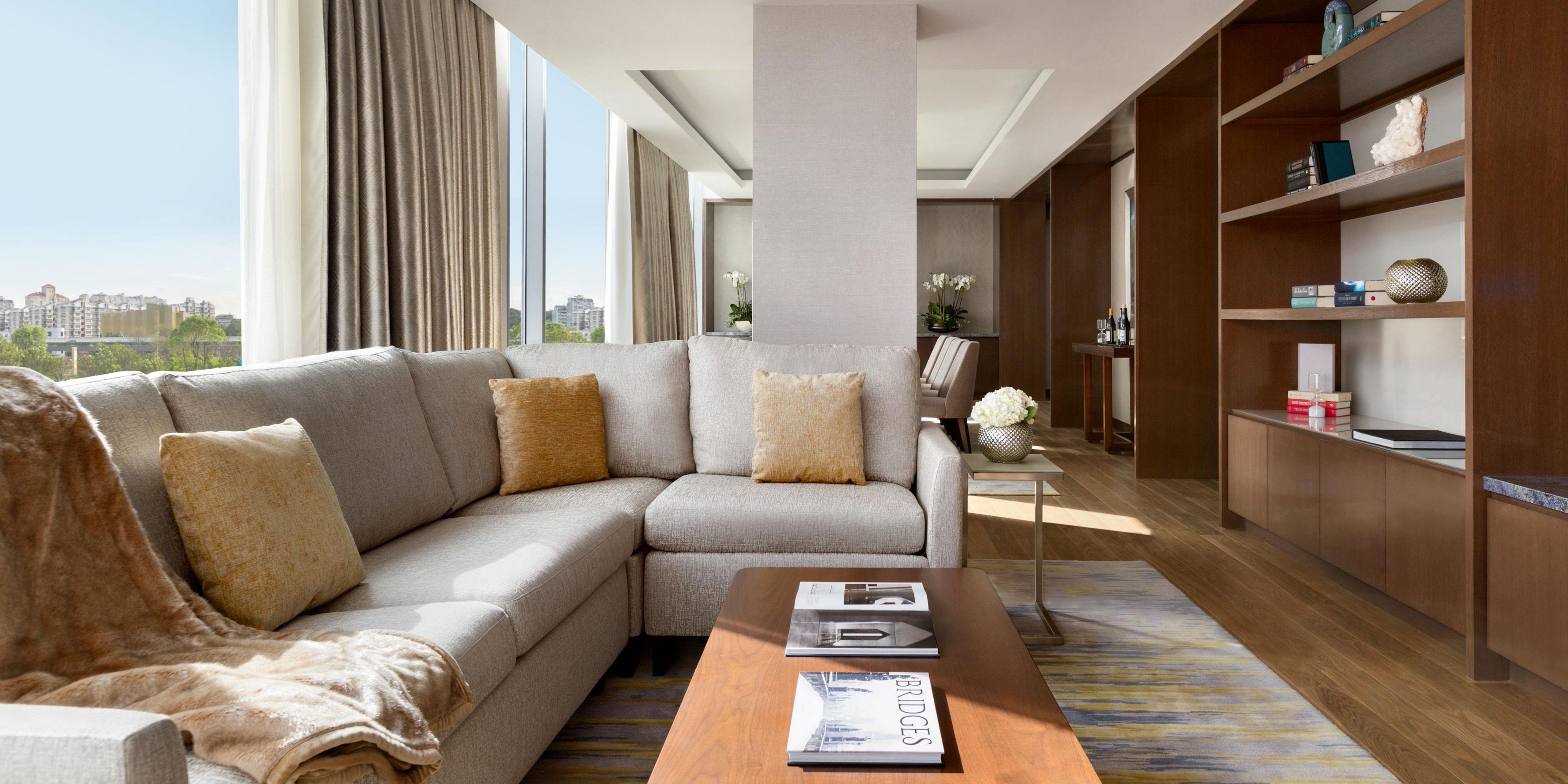 A separate living area to entertain your friends and family.