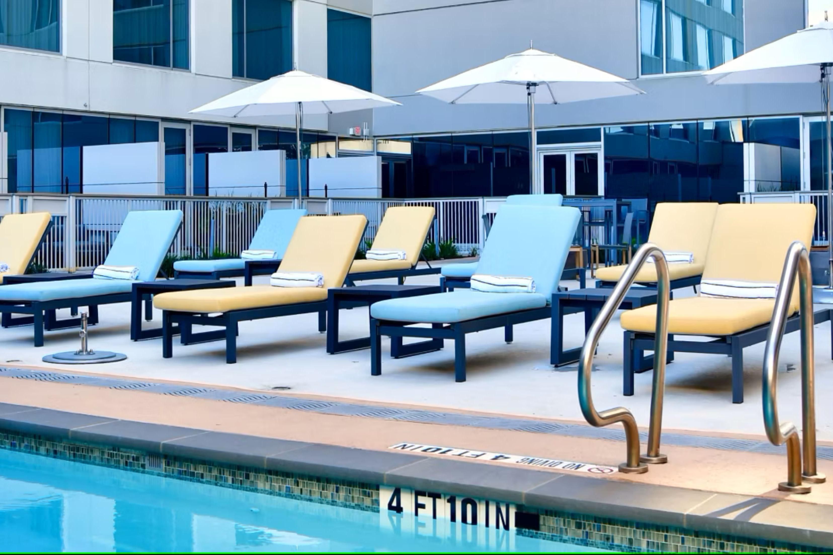 Pool and outdoor lounge chairs
