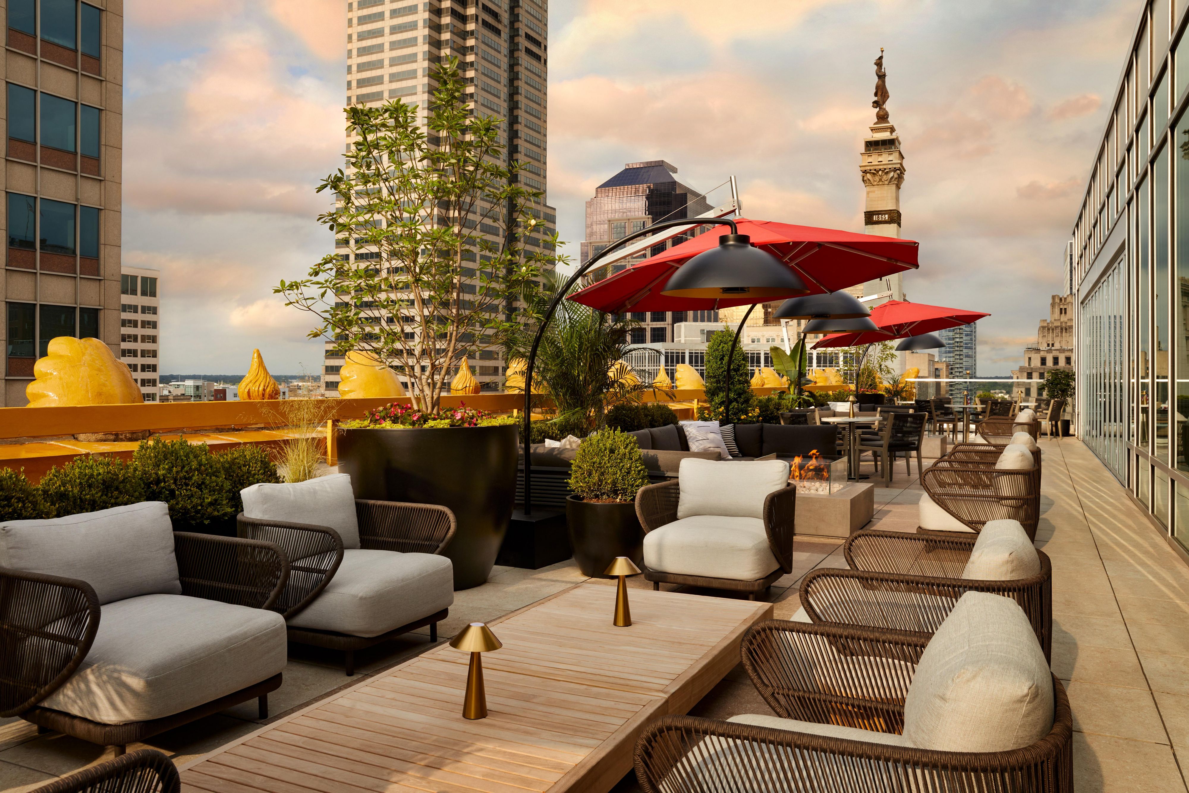 InterContinental Indianapolis Astrea Rooftop Bar