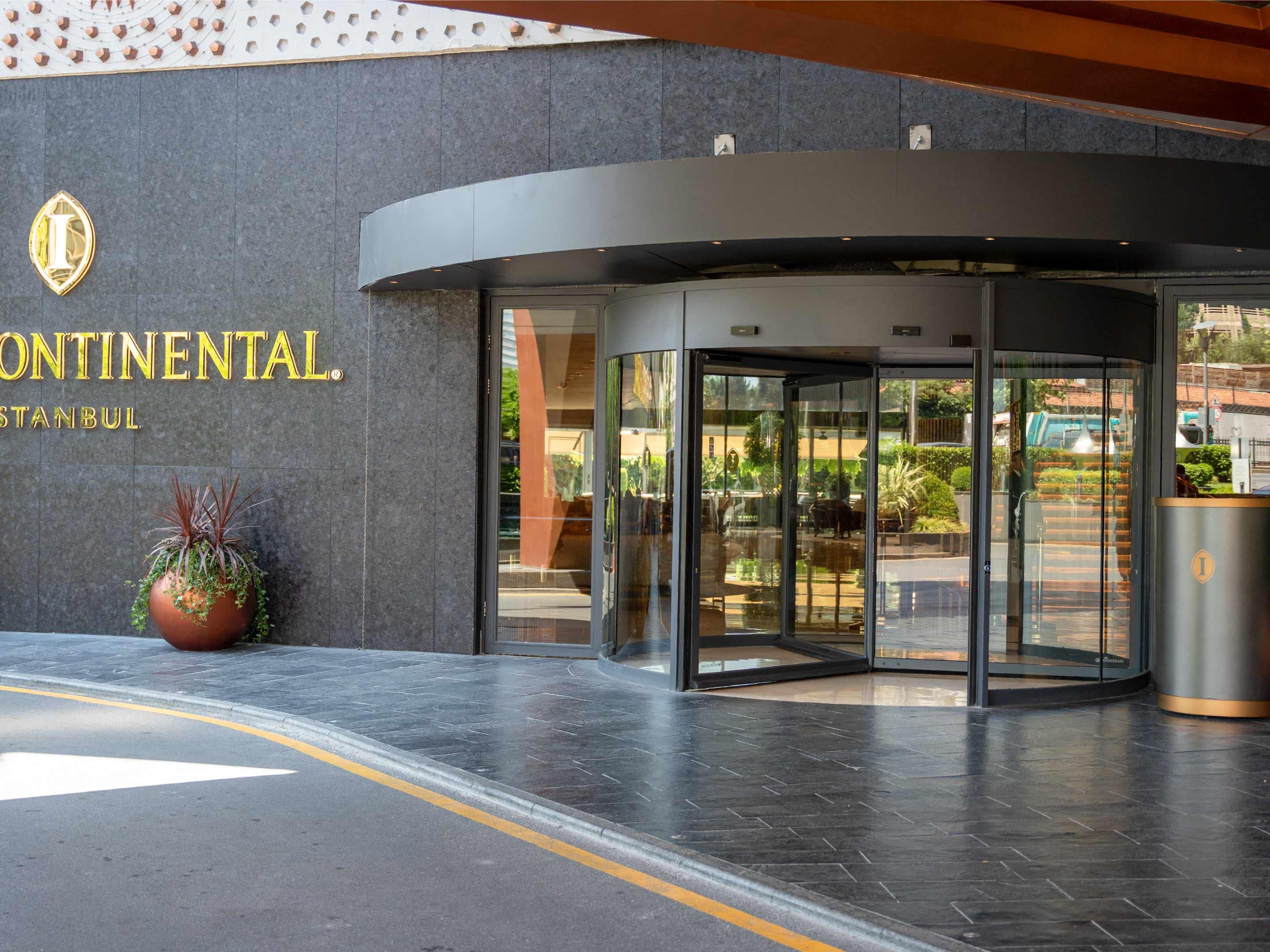 Our impressive hotel entrance