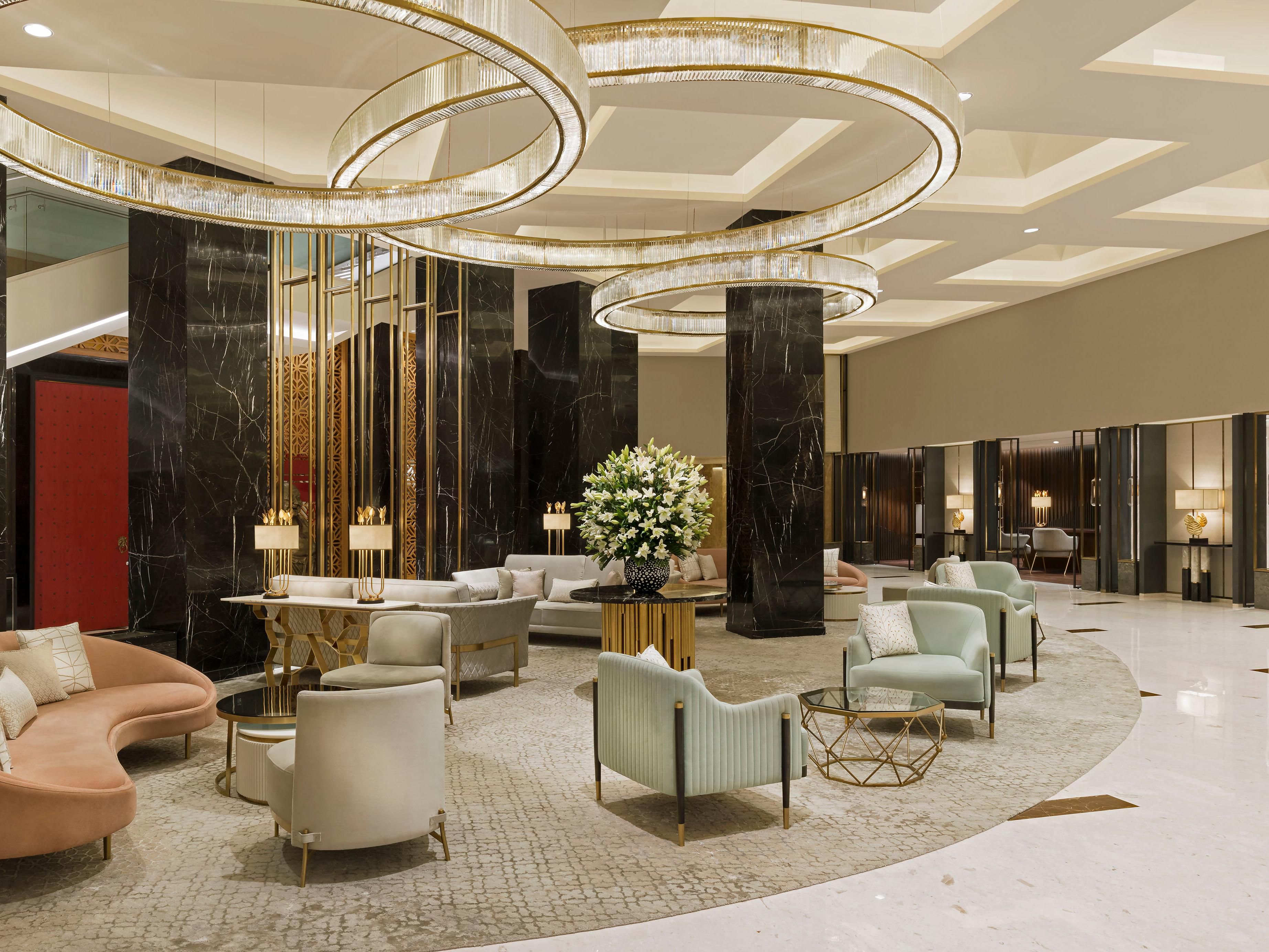Experience subtle charm at our hotel lobby