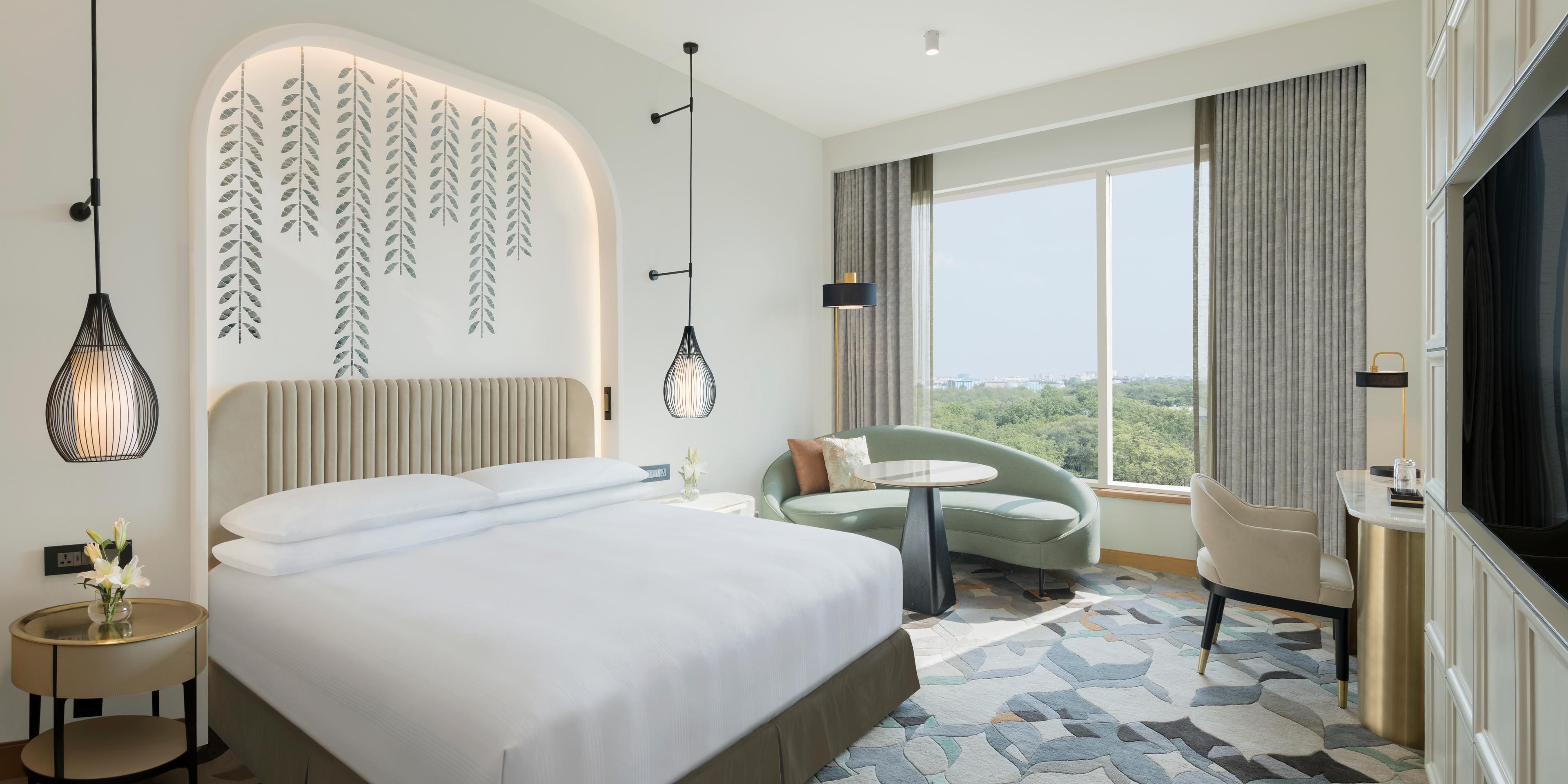 Our rooms feature Rajasthan’s traditional Thikri glass inlay work