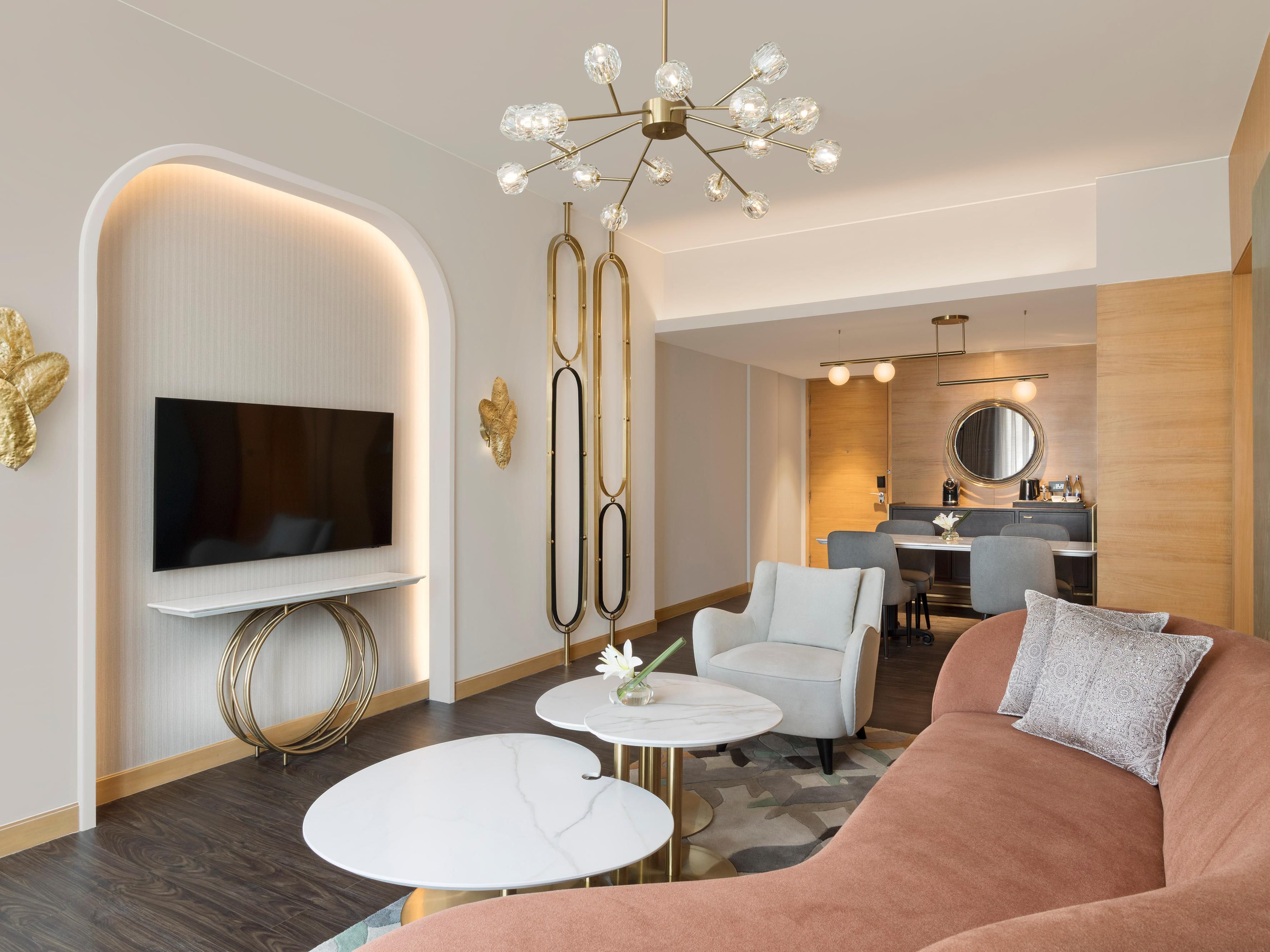 A cozy living area for leisurely time & private meet ups