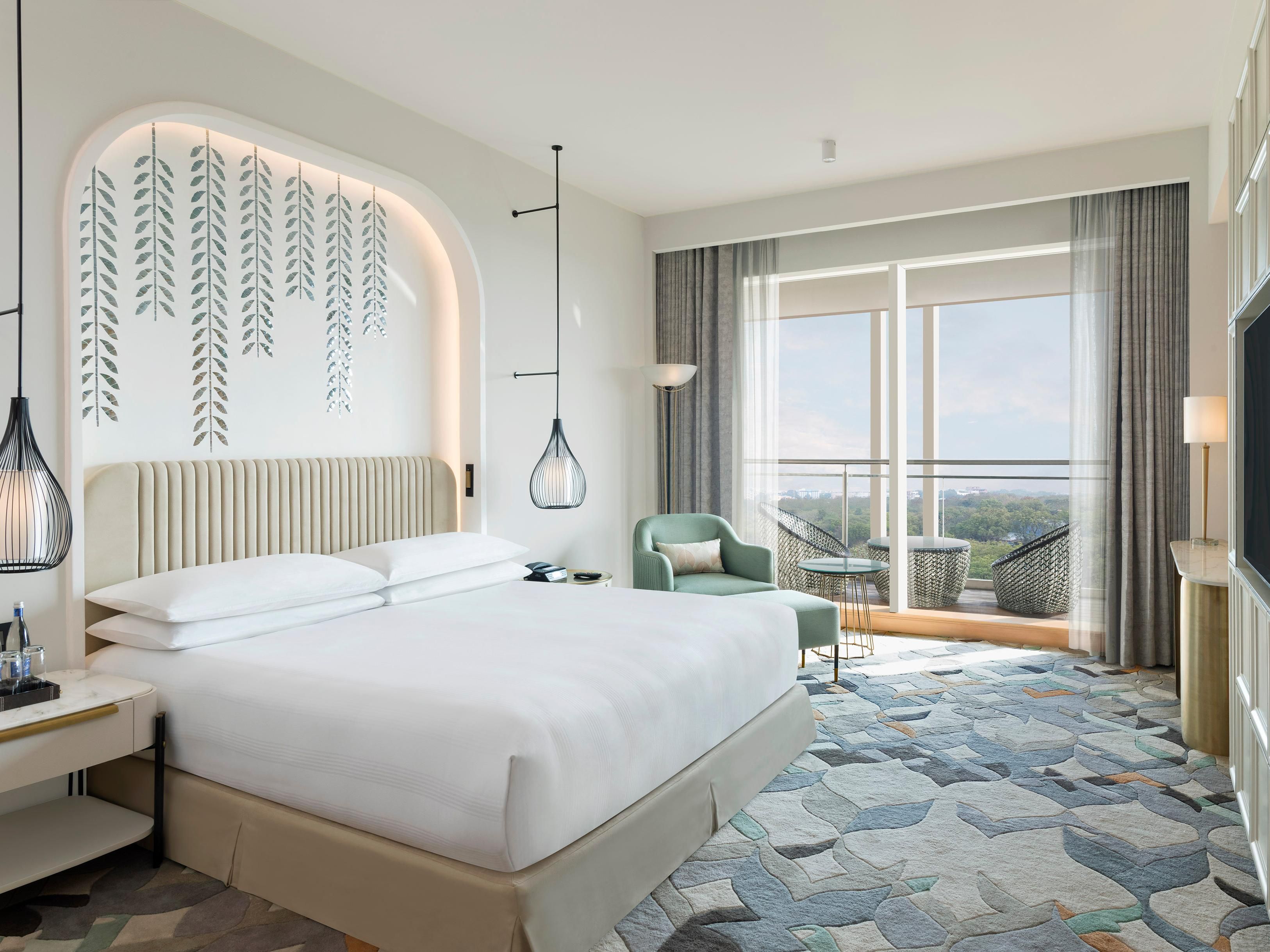 Well appointed Junior Suite with private balcony sit out