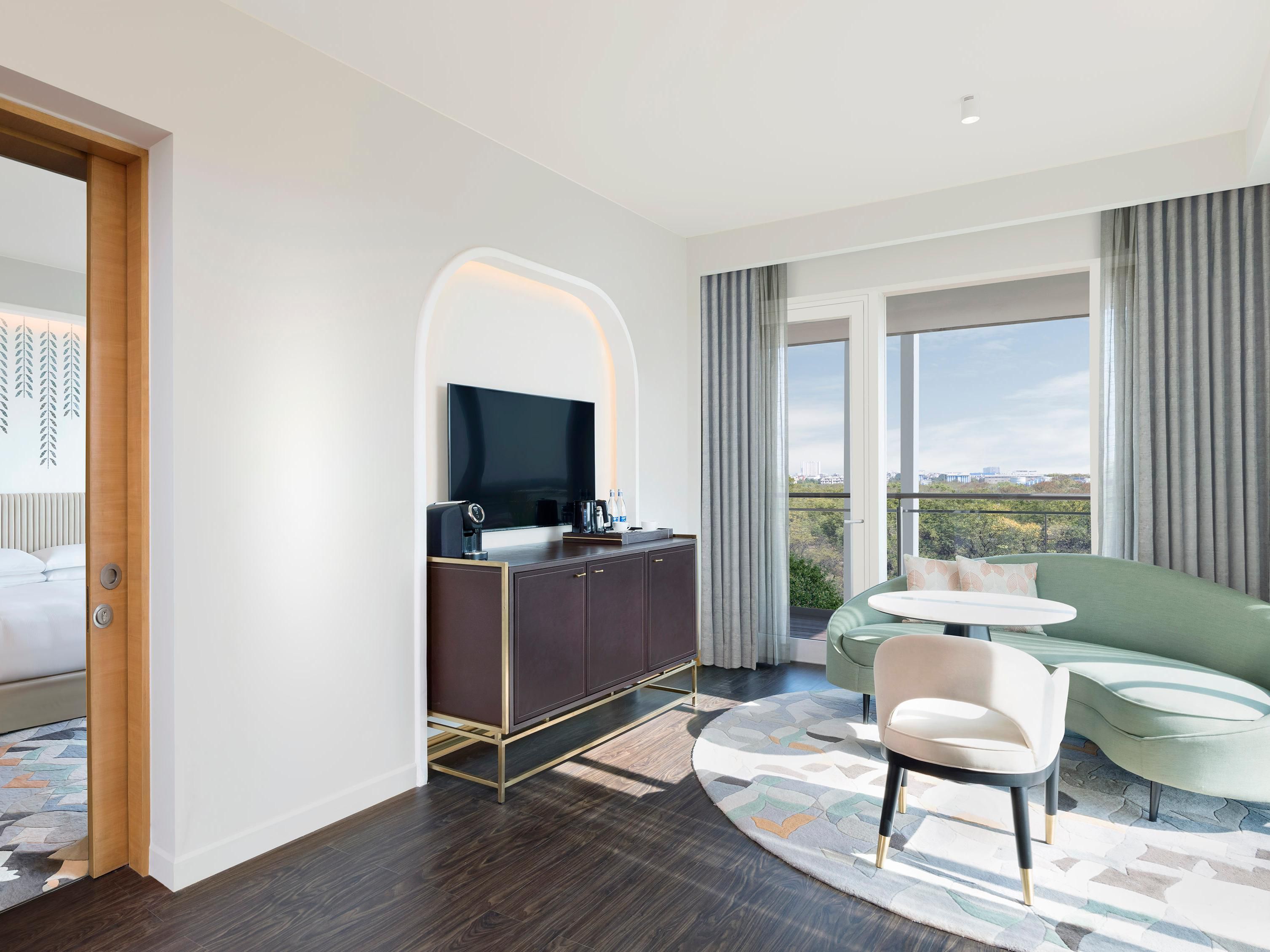 Experience exclusivity in the Junior Suite's private living room