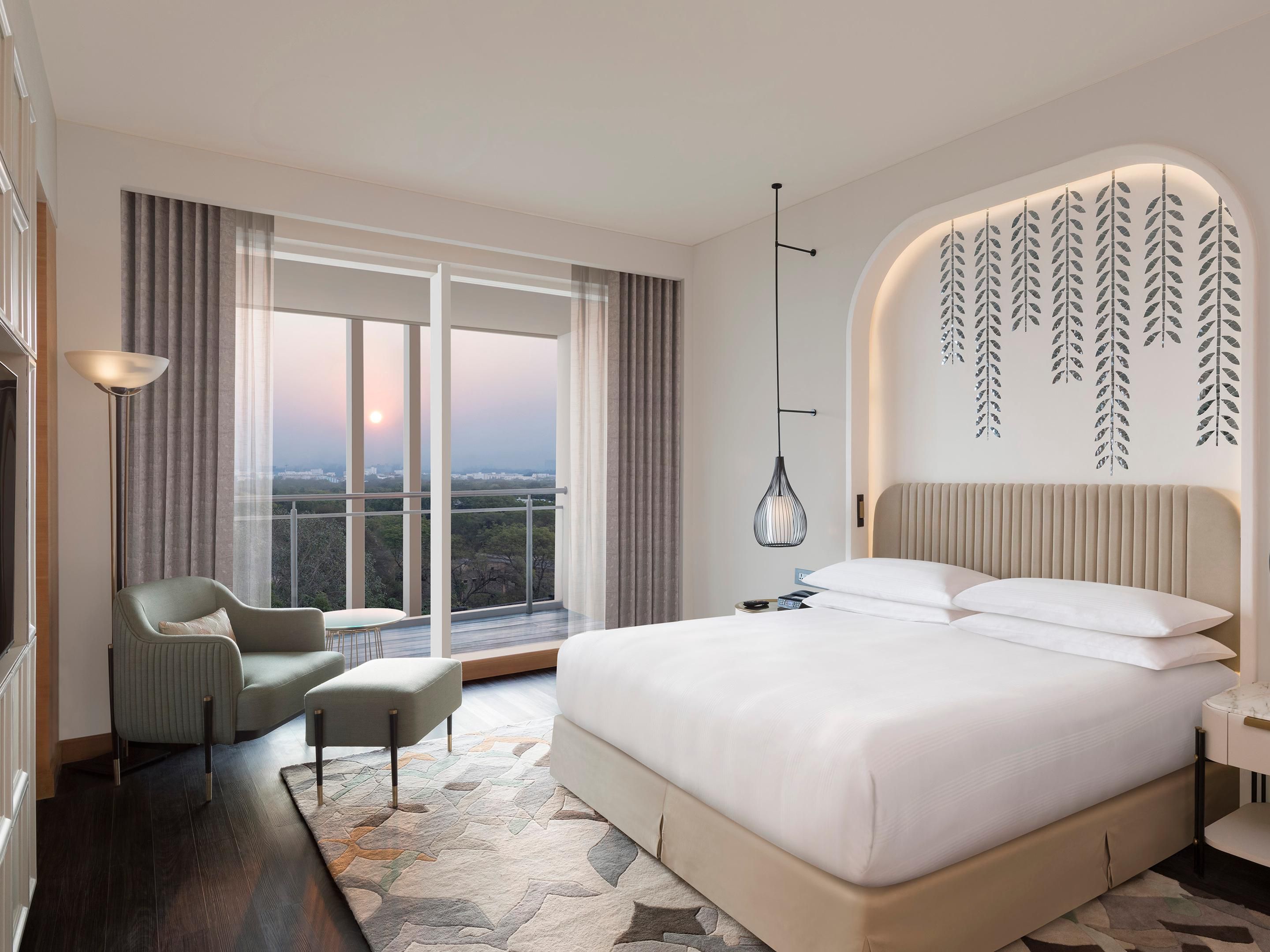 Modern charm blends with an inviting ambiance at the Royal Suite