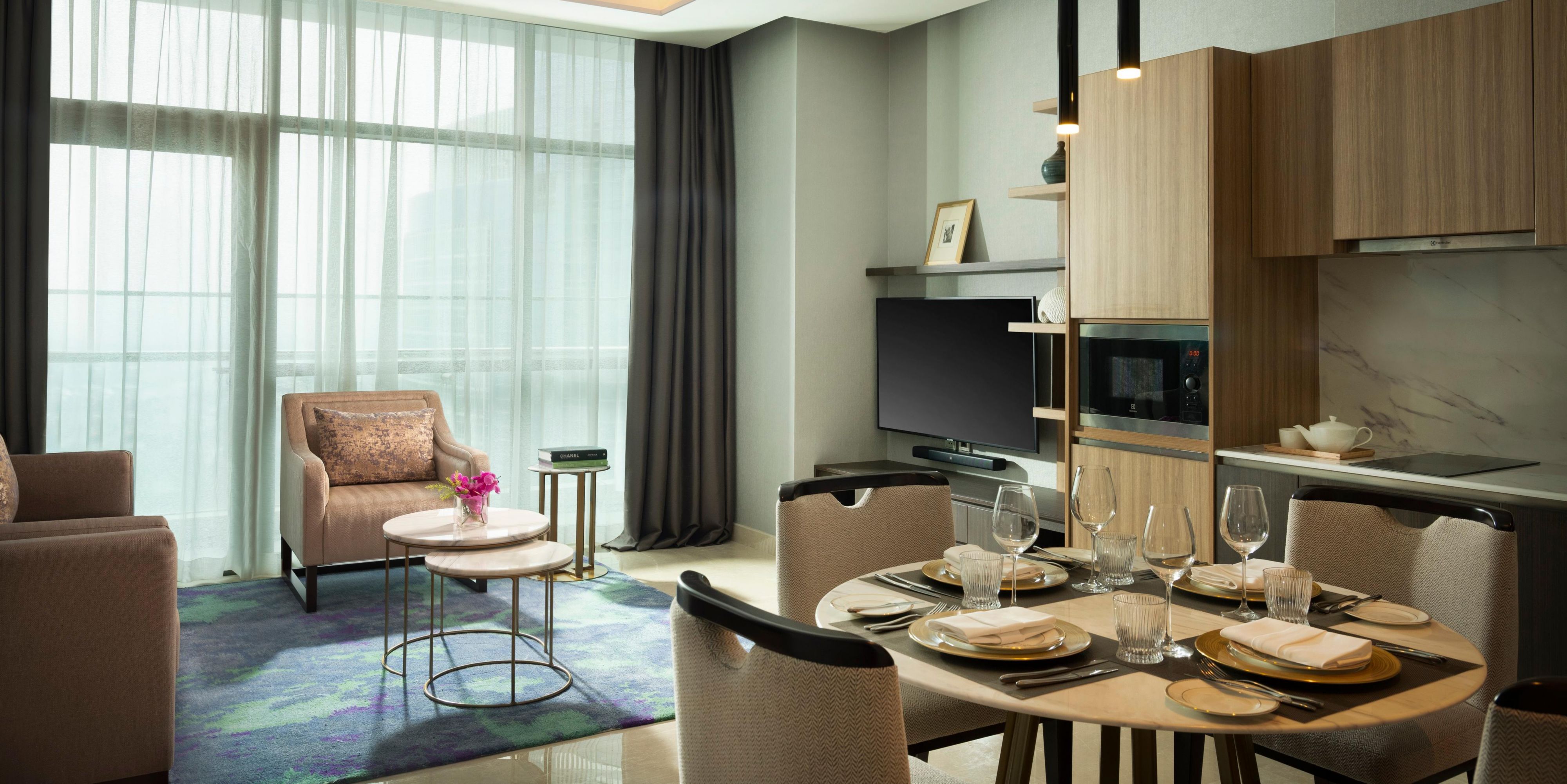 1 Bed Room Living & Dining Area