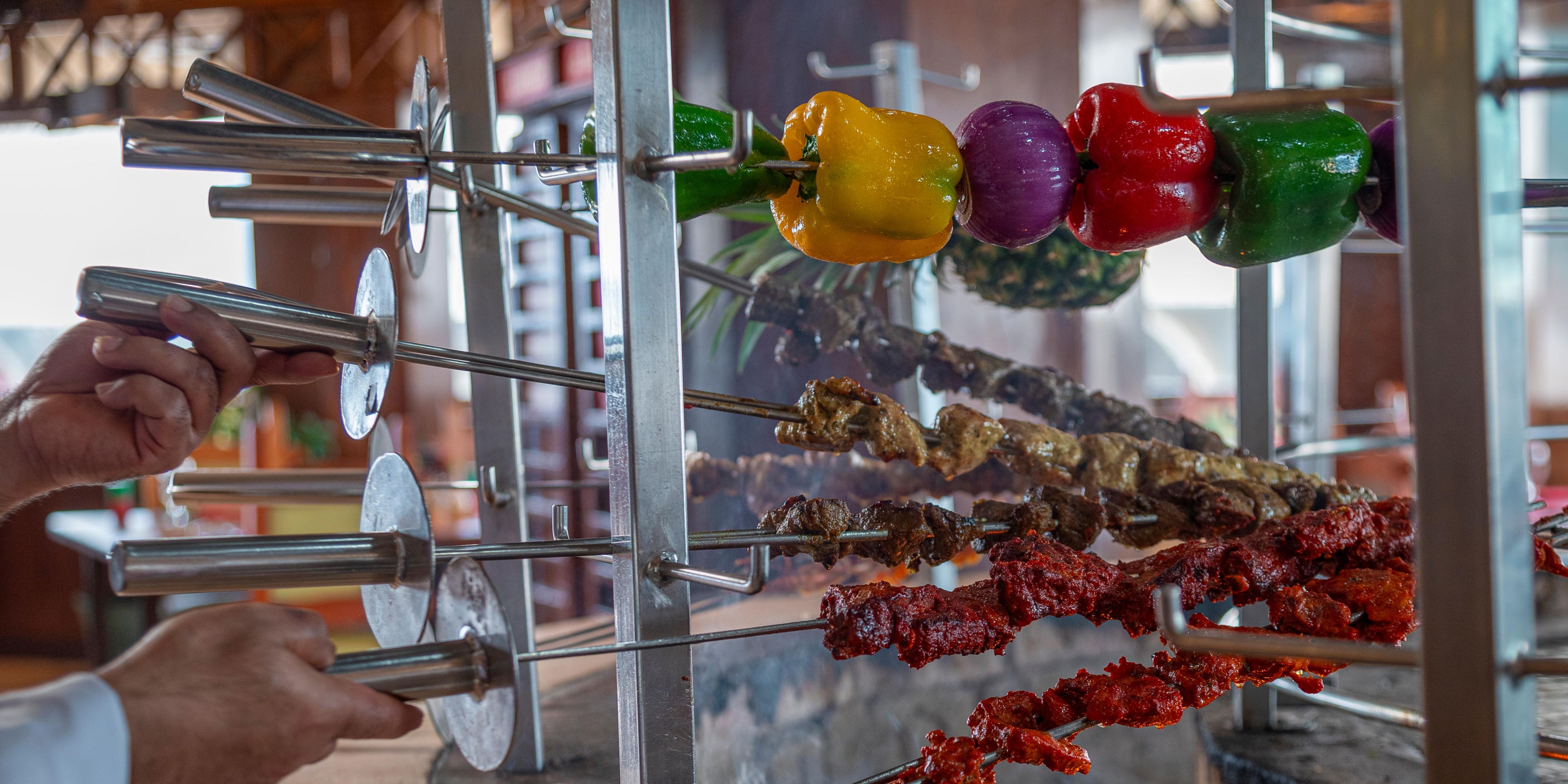 Experience the vibrant flavors of Brazil right here in Jeddah at Spears Restaurant! We invite you to indulge in our authentic Brazilian grill, featuring succulent, flame-grilled meats and a variety of delectable salads. Join us for an unforgettable dining experience on the lush sward, where every bite transports you to the heart of Brazil.