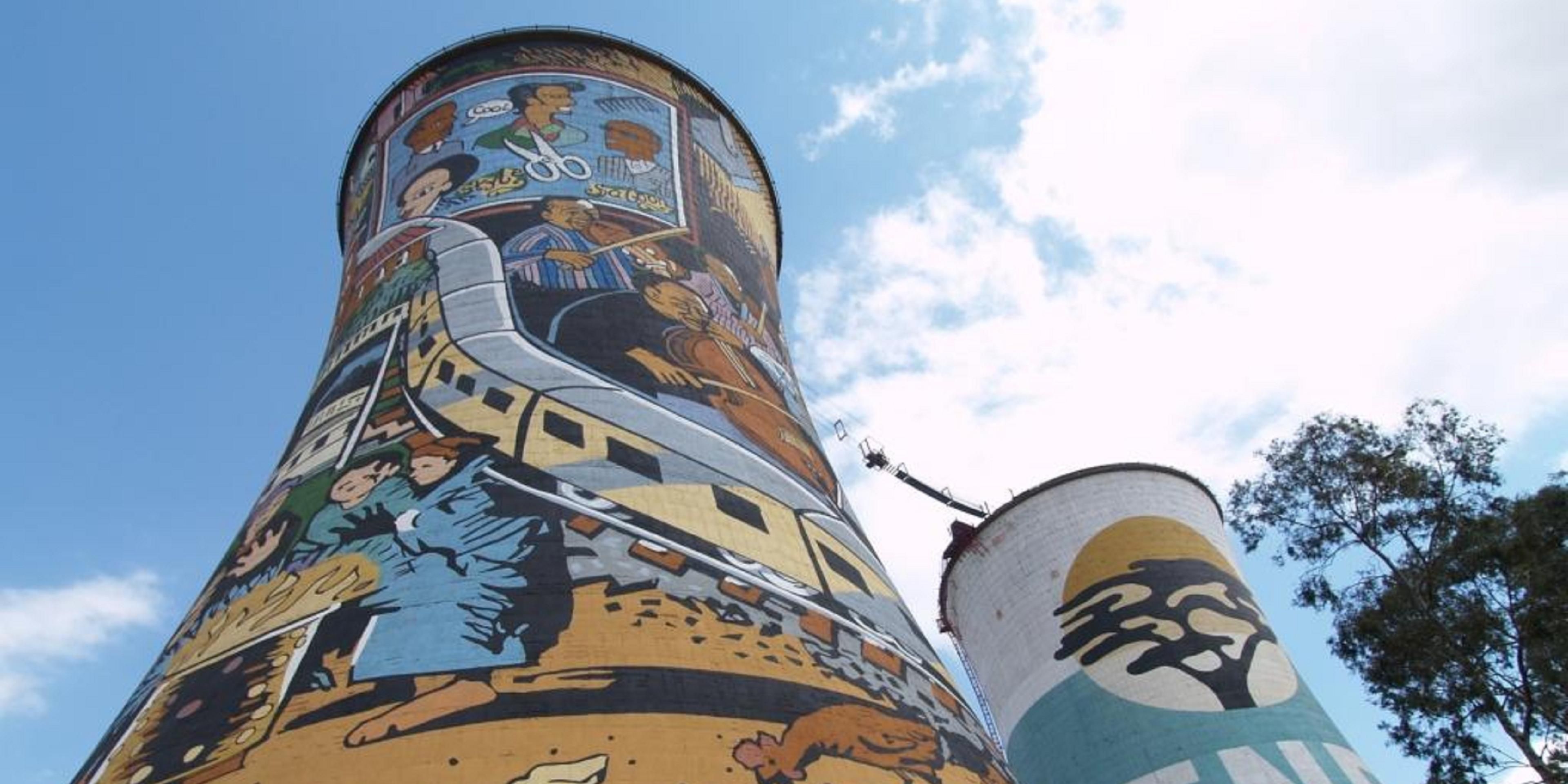 The Orlando Towers in Soweto