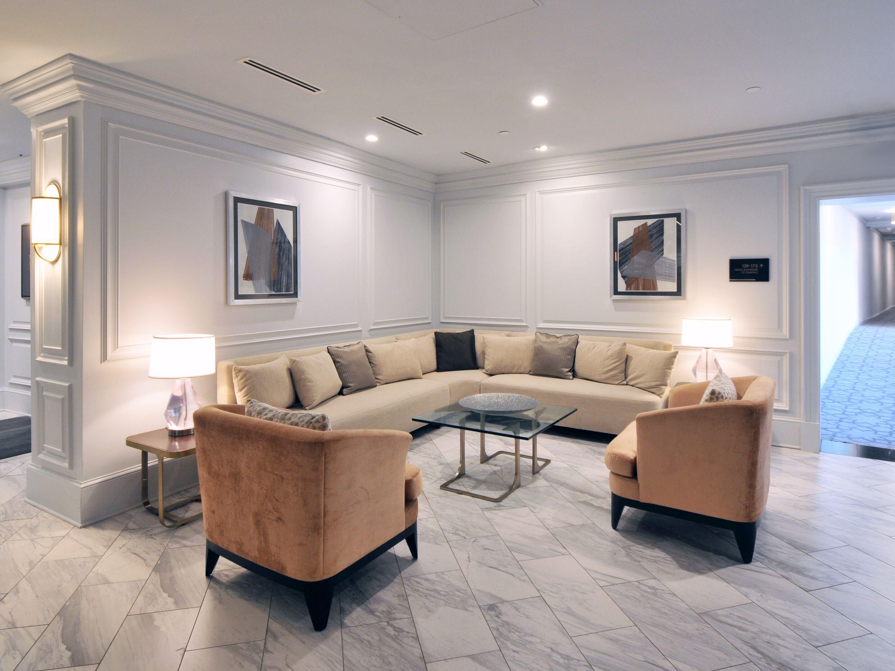 Enjoy gathering with friends in the InterContinental lobby