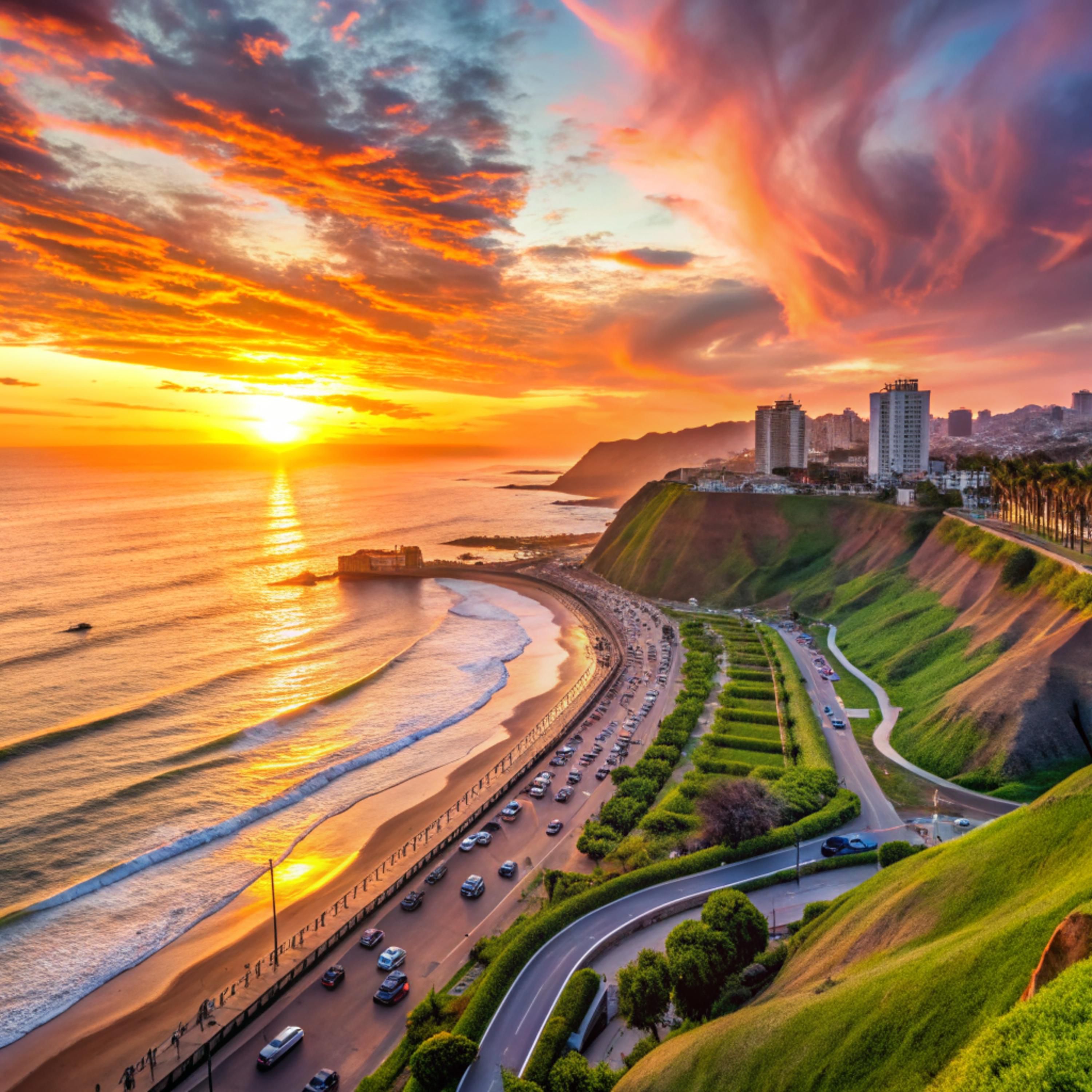 Enjoy the beauty of the shores in Lima, Peru