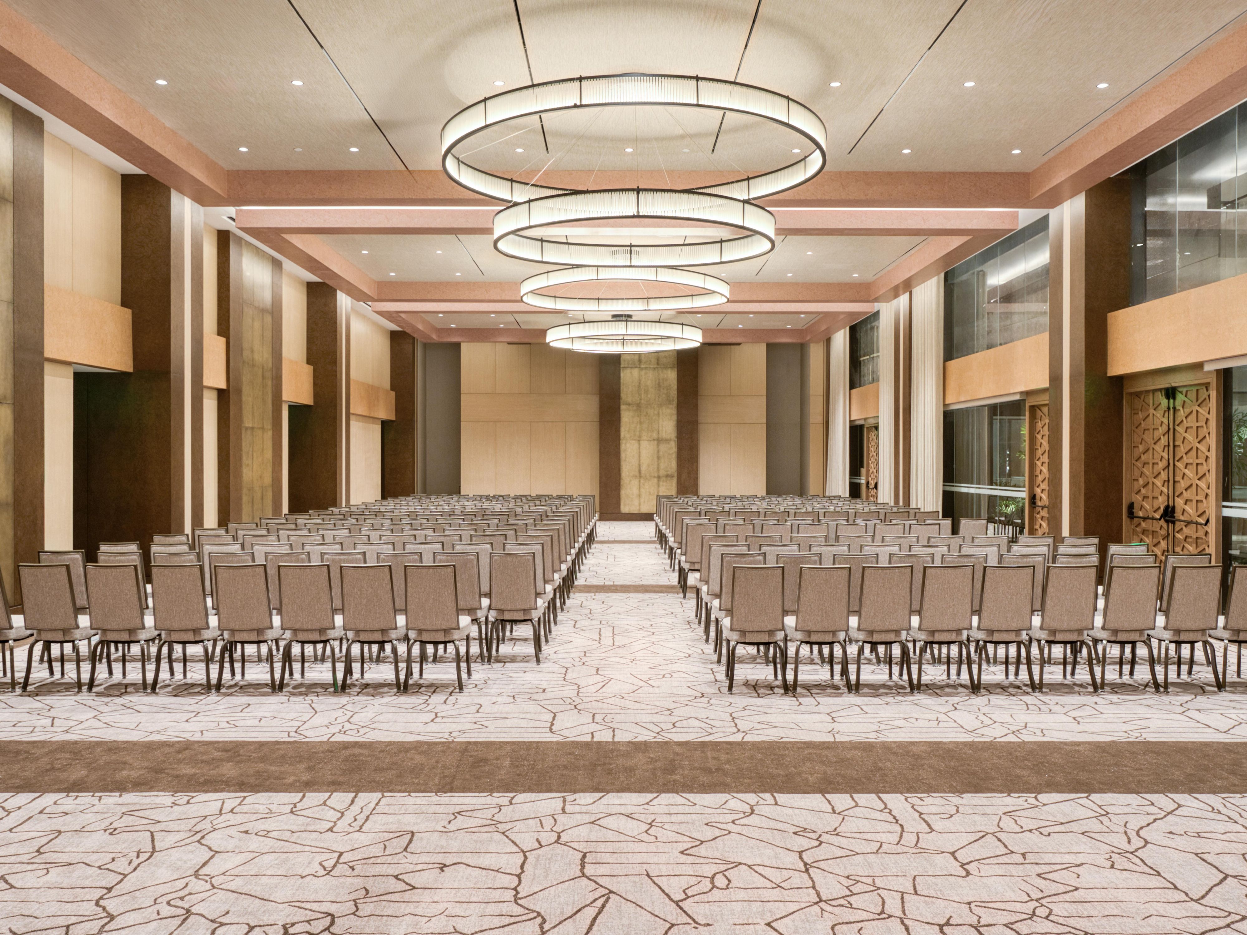 Real room event setting