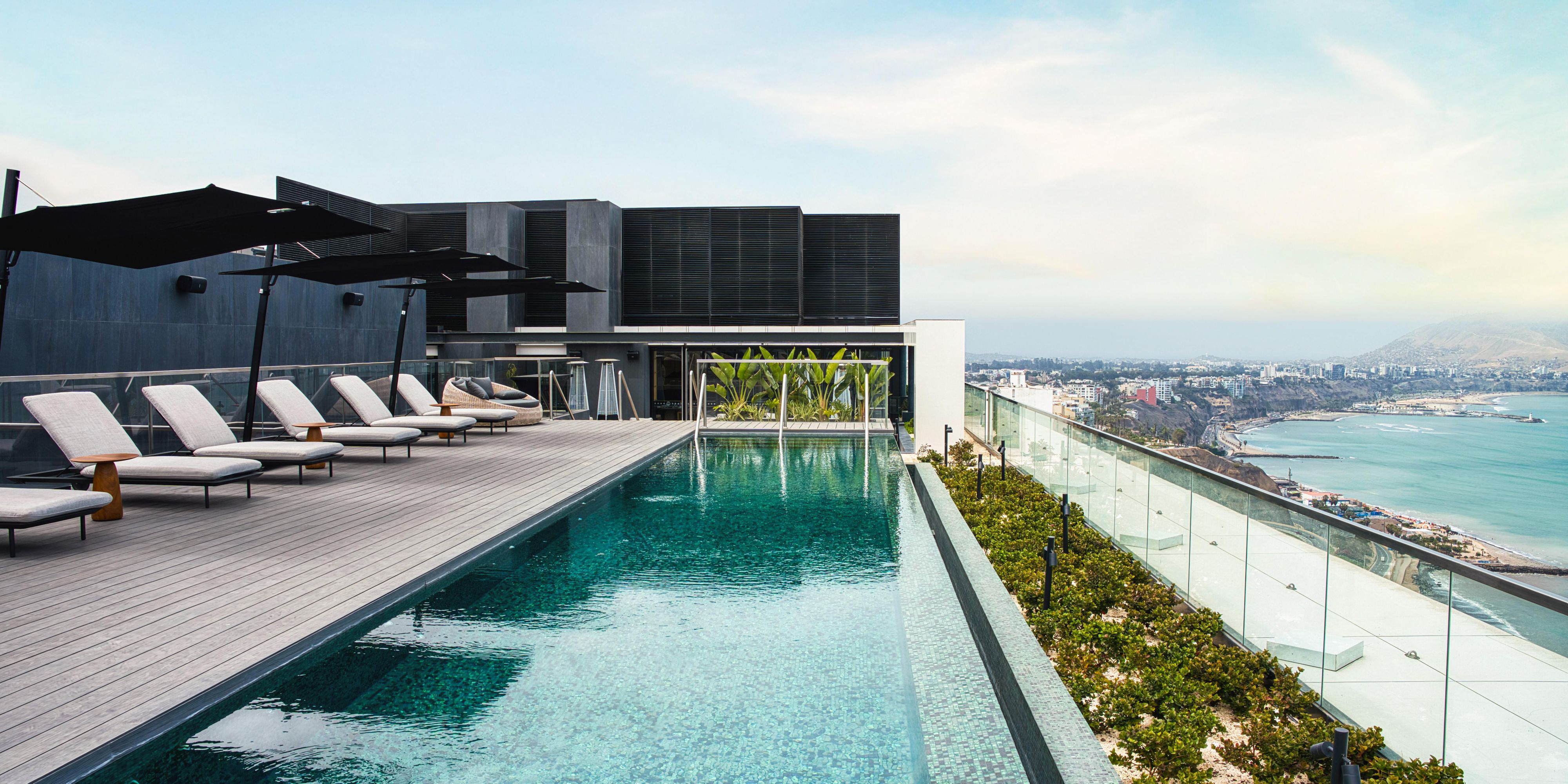 Piscina en la azotea