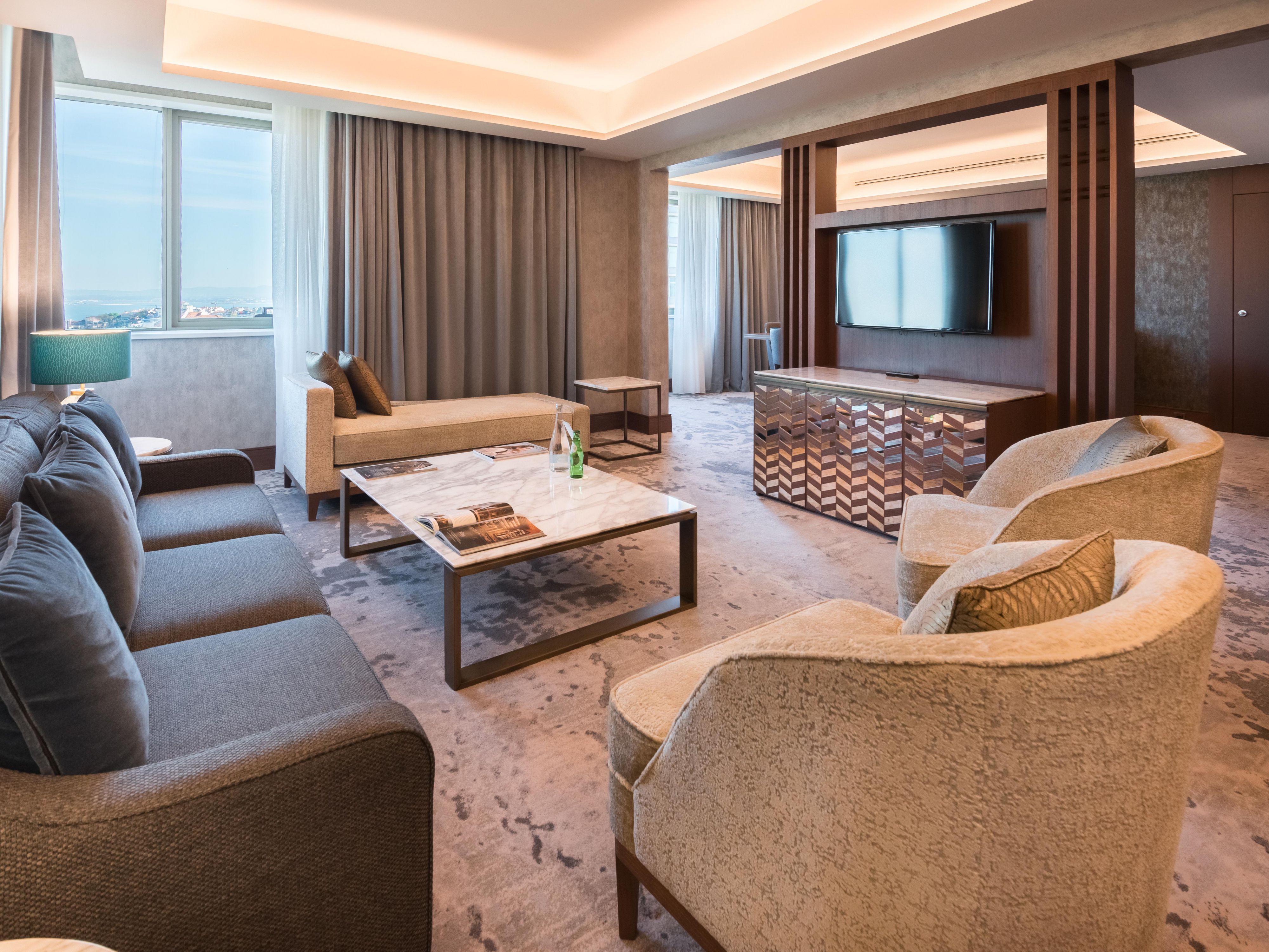 Enjoy great views over Lisbon from your private living area