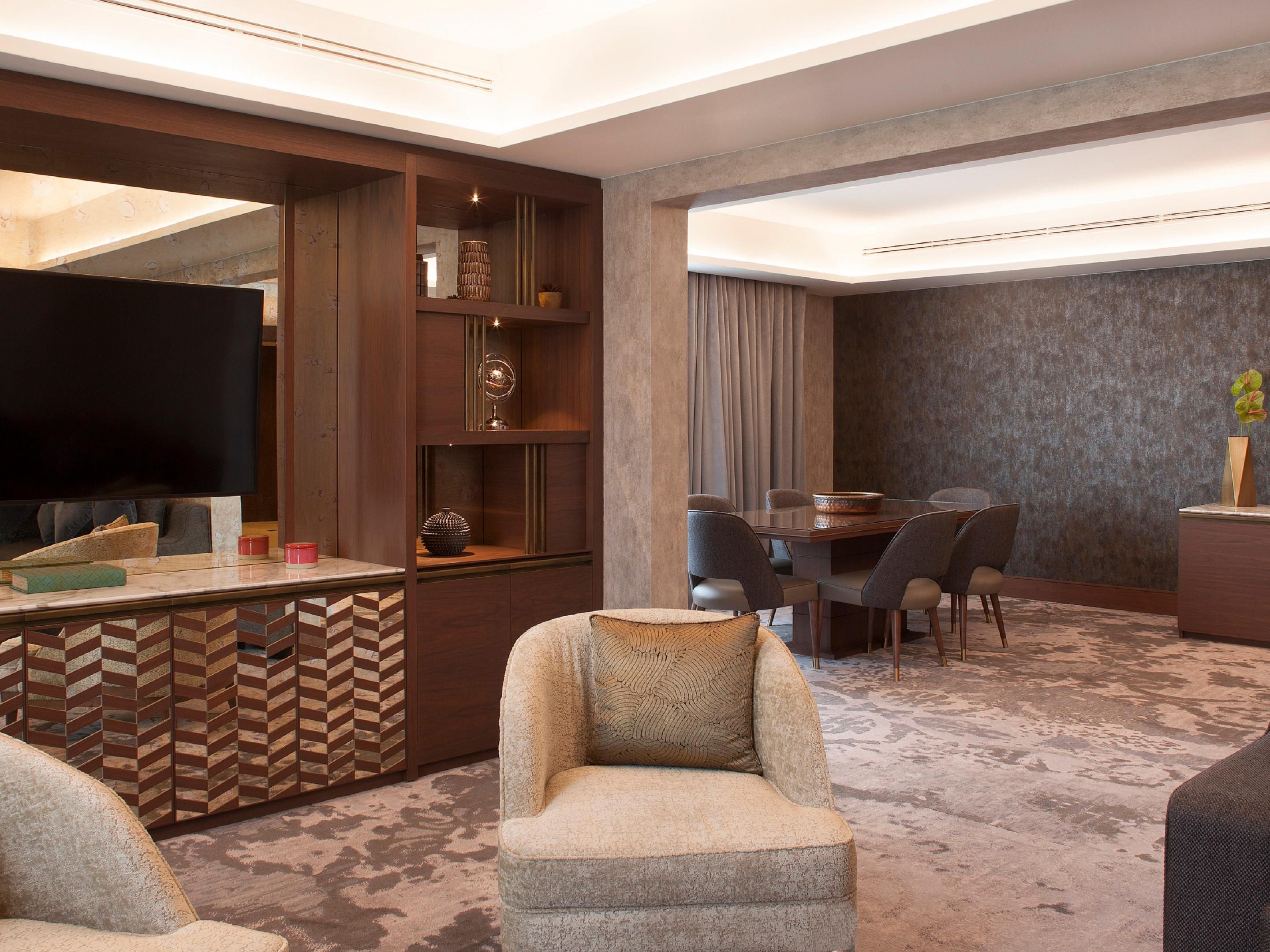  The 2 Bedroom Suite presents a sumptuous living area