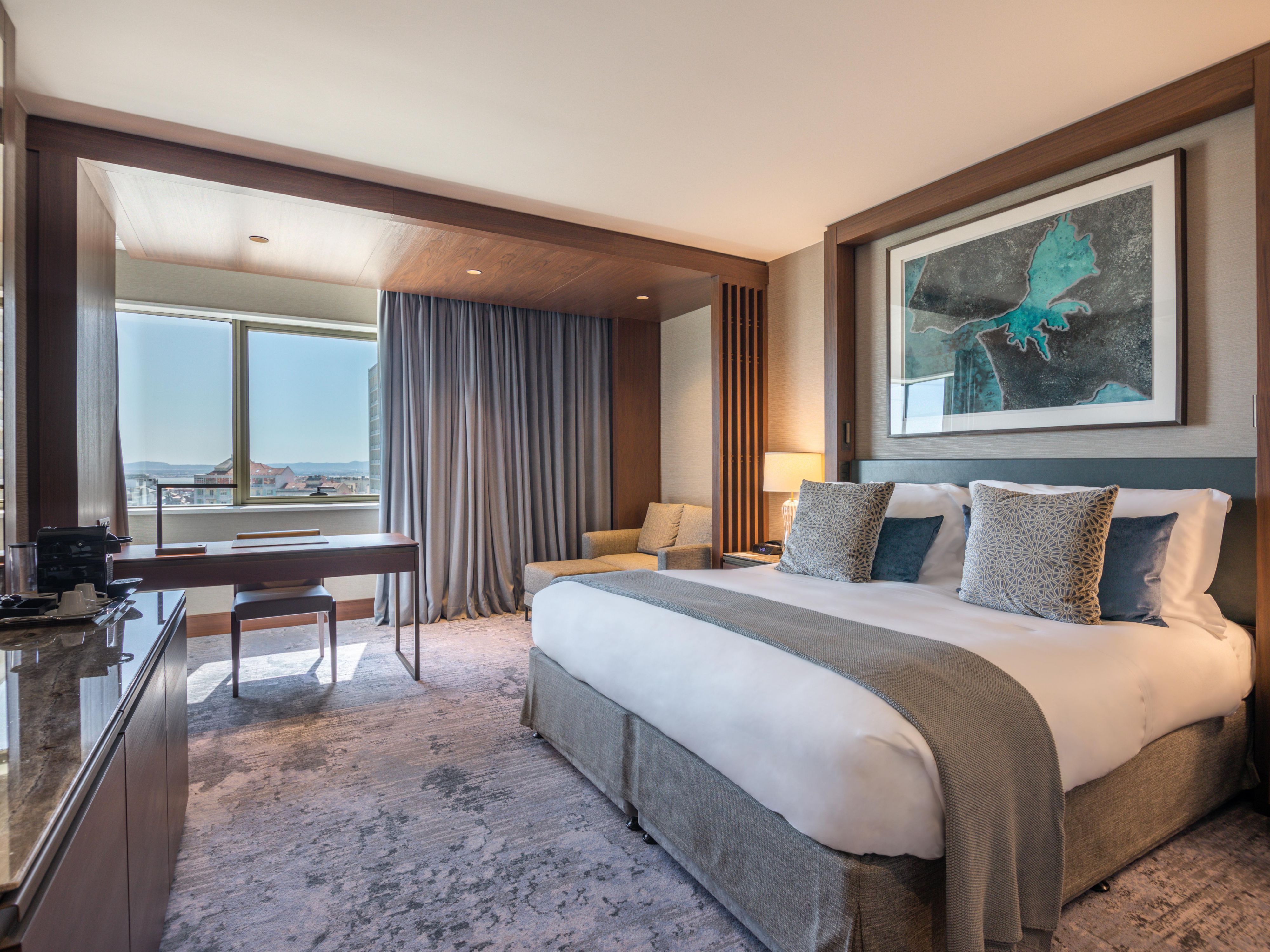 Enjoy our spacious room with city view