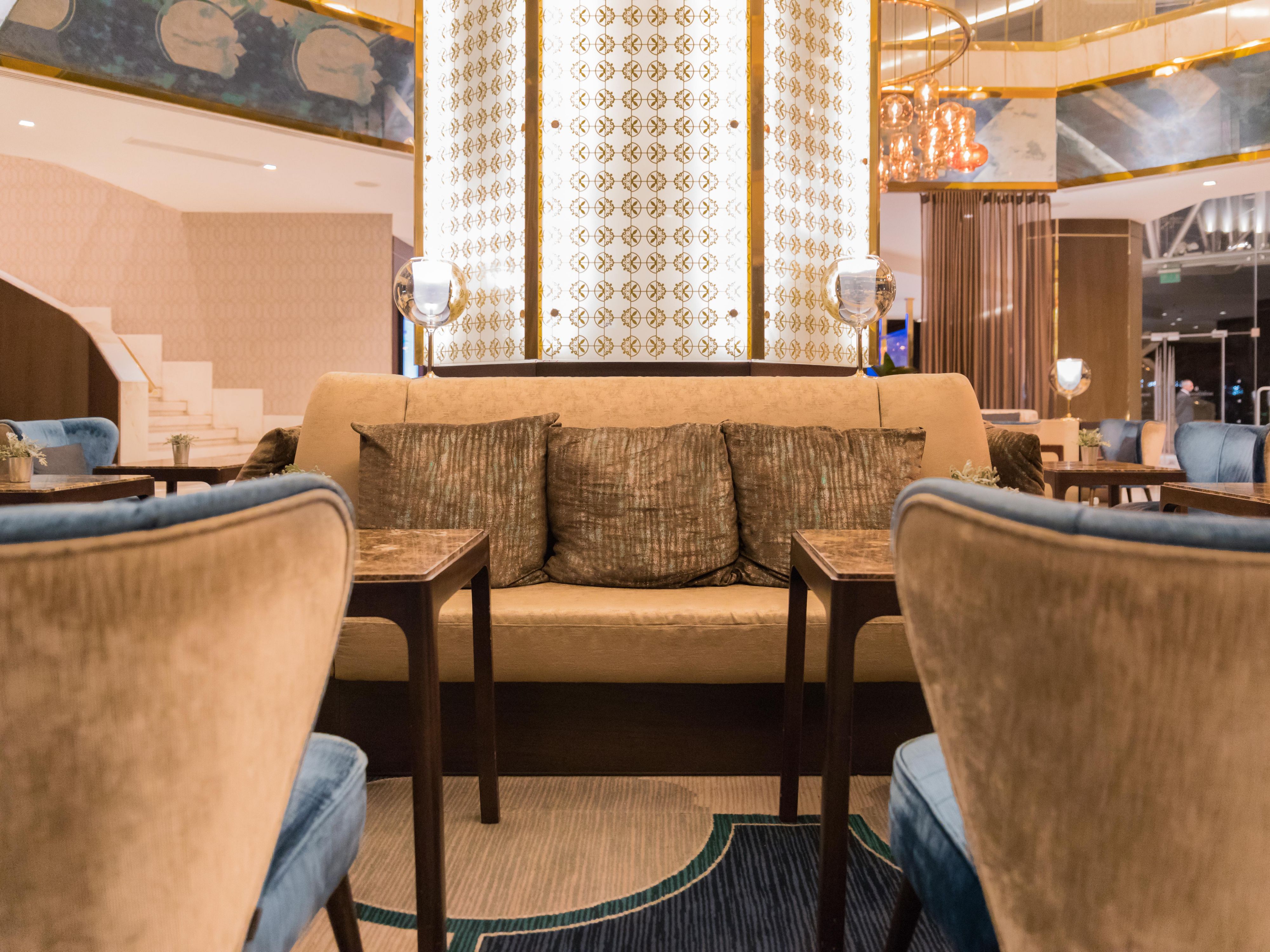 Our lobby area, where we will be happy to welcome you to the hotel