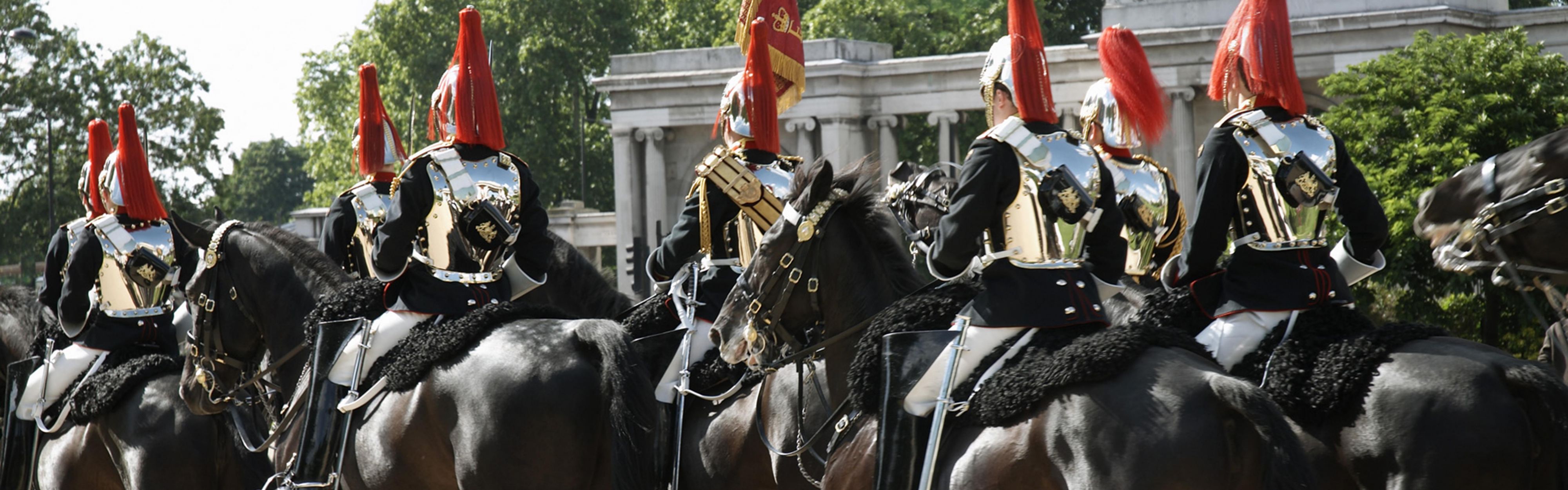 Guards on horseback